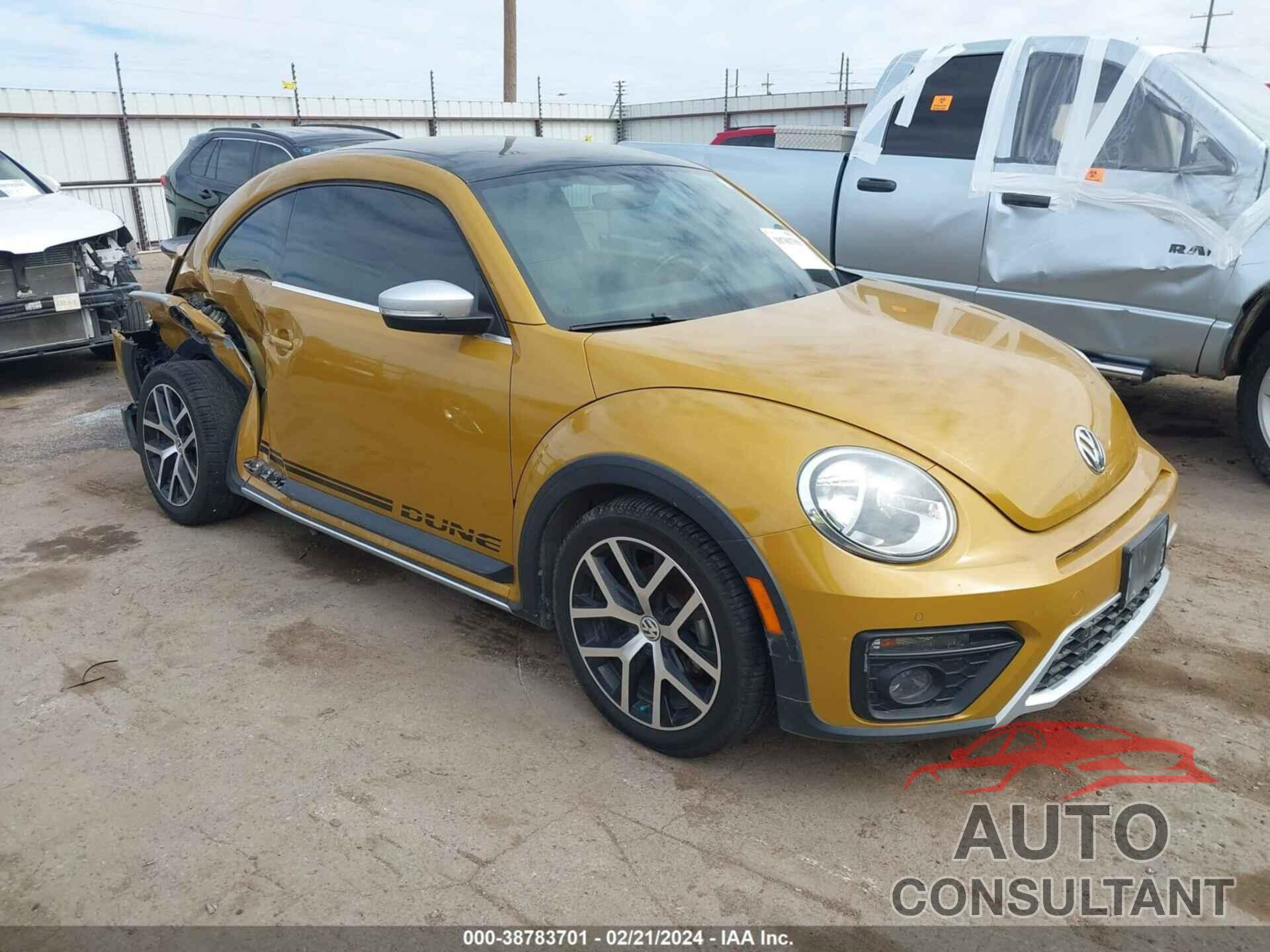 VOLKSWAGEN BEETLE 2017 - 3VWS17AT9HM629639
