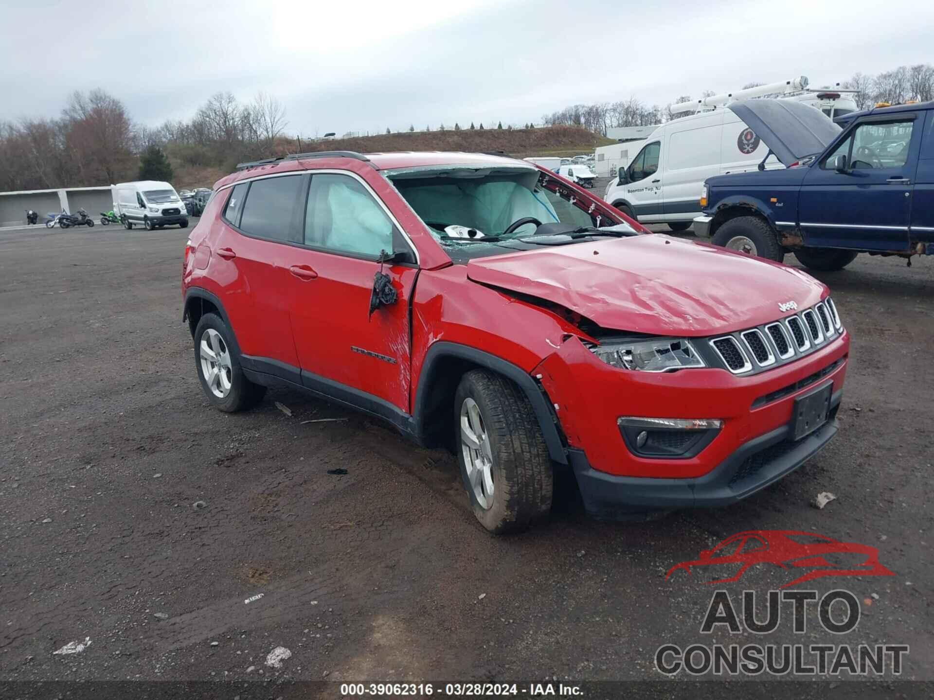 JEEP COMPASS 2019 - 3C4NJDBB8KT836279