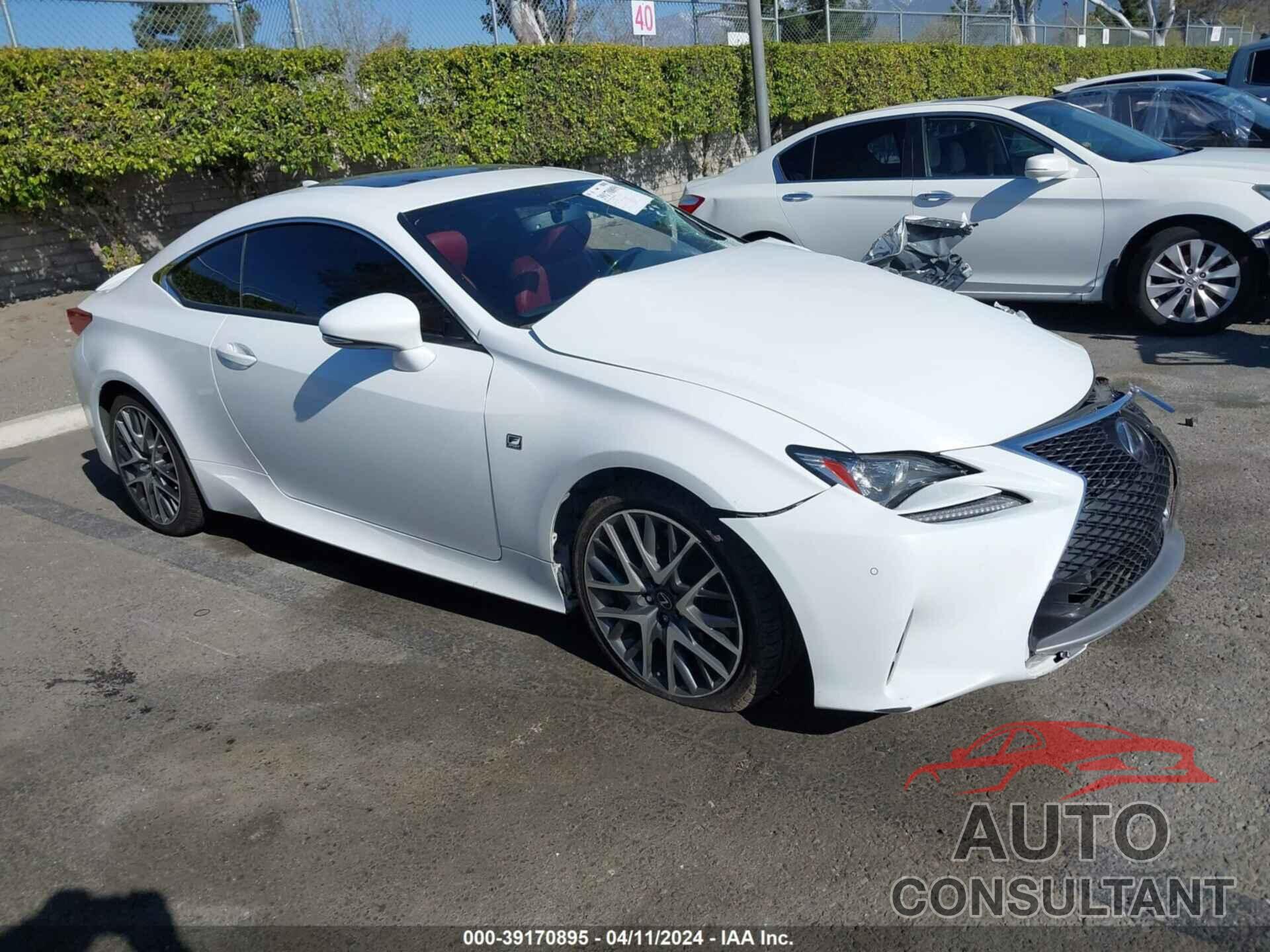 LEXUS RC 2017 - JTHHA5BC7H5005049