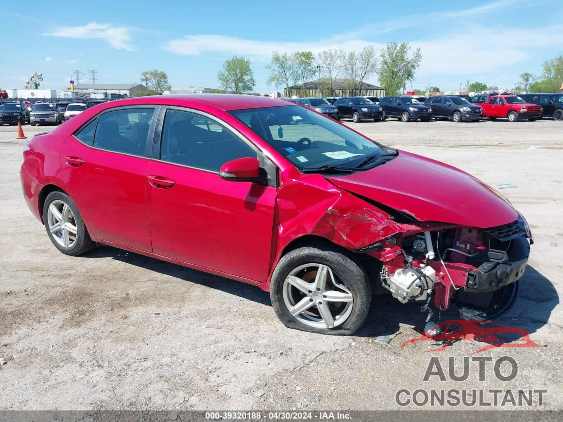 TOYOTA COROLLA 2016 - 2T1BURHE3GC545644