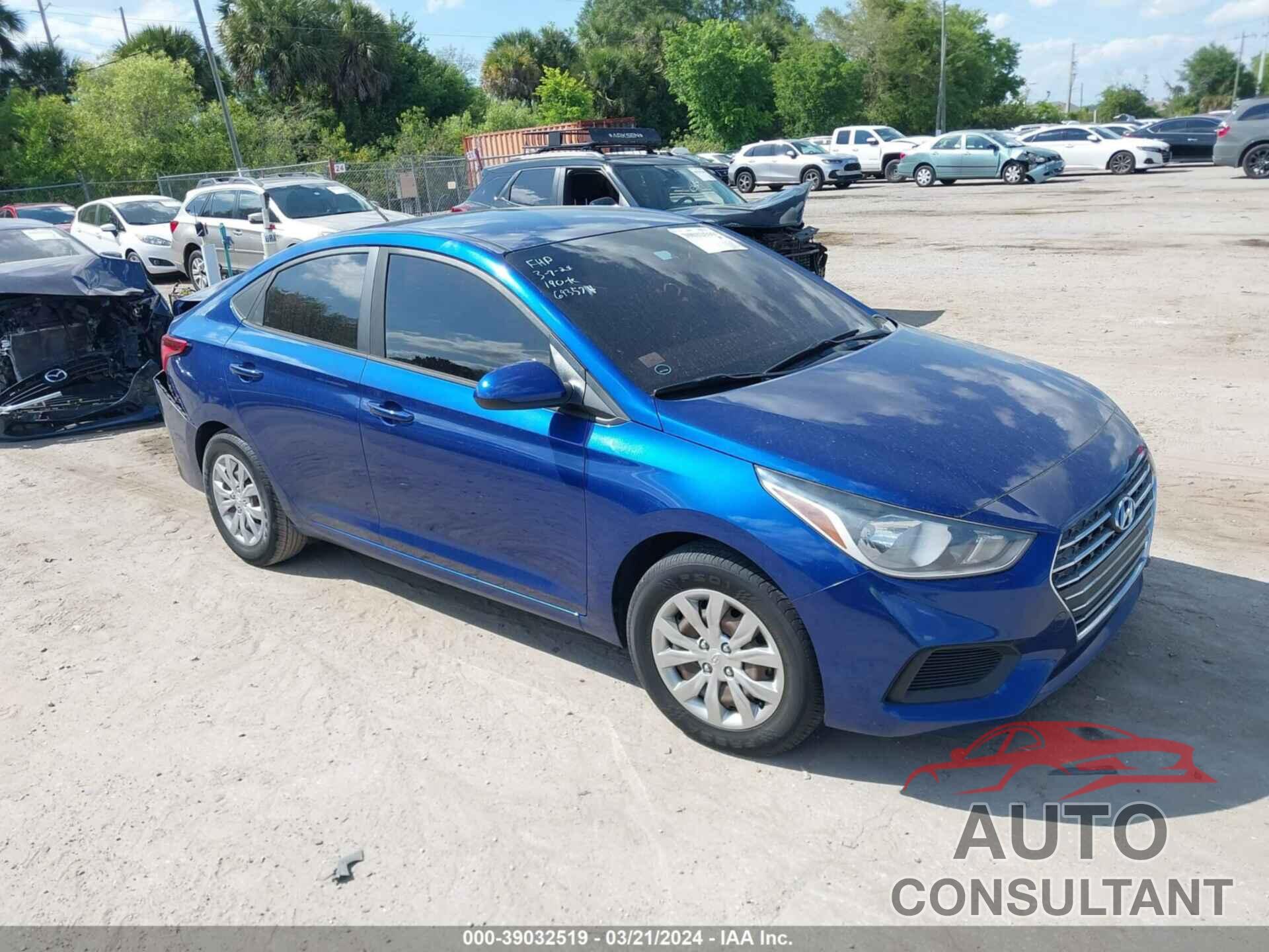 HYUNDAI ACCENT 2019 - 3KPC24A36KE050998