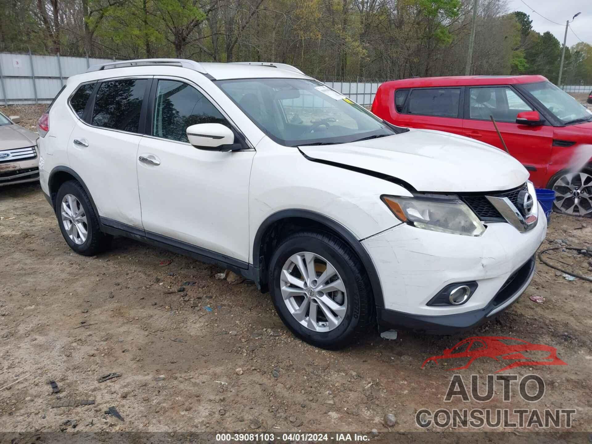 NISSAN ROGUE 2016 - KNMAT2MT8GP643712