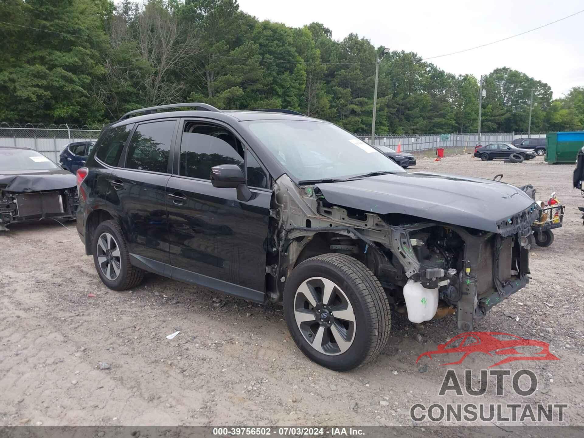 SUBARU FORESTER 2018 - JF2SJAEC0JH403110