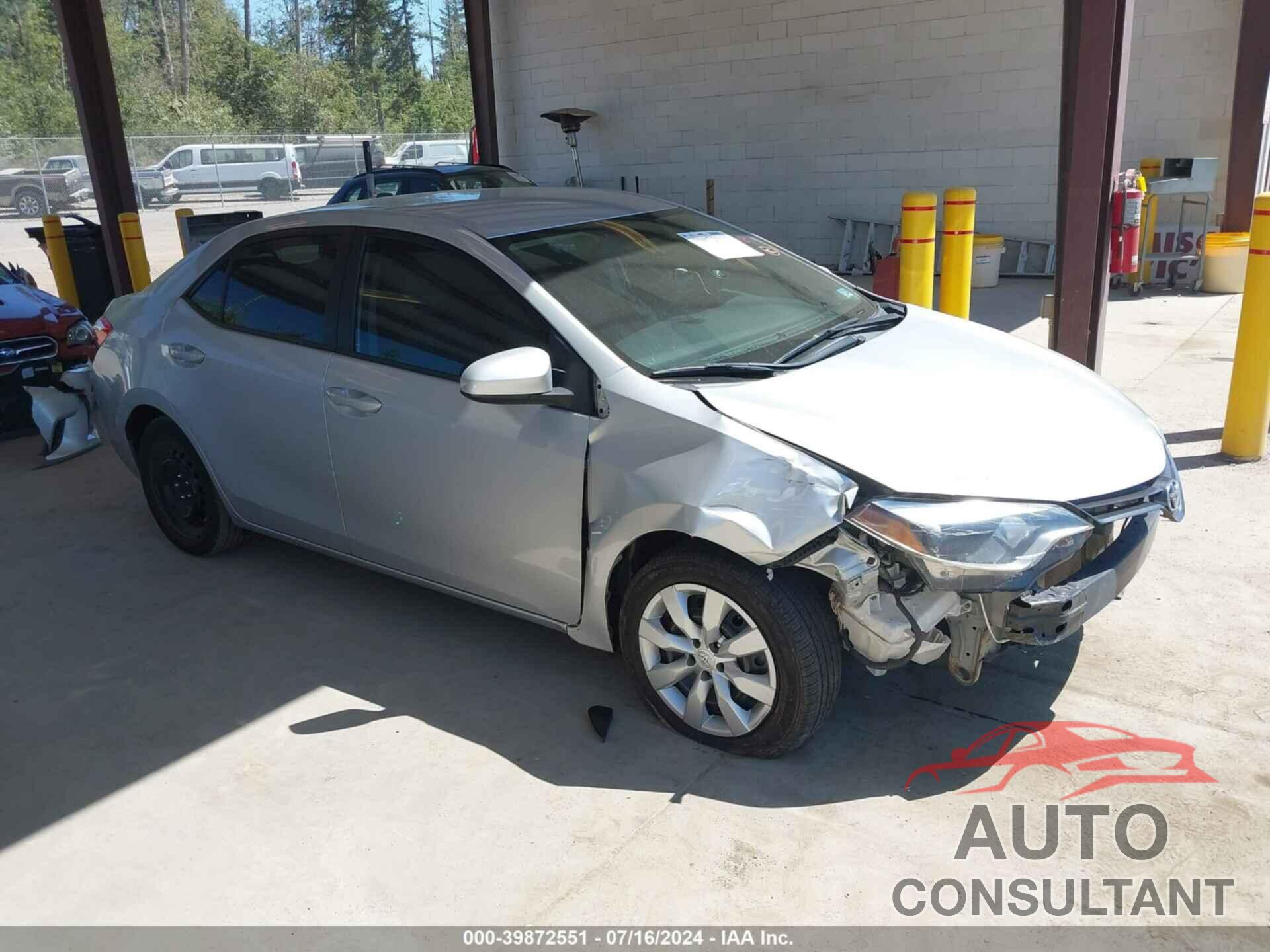 TOYOTA COROLLA 2016 - 5YFBURHE1GP401316