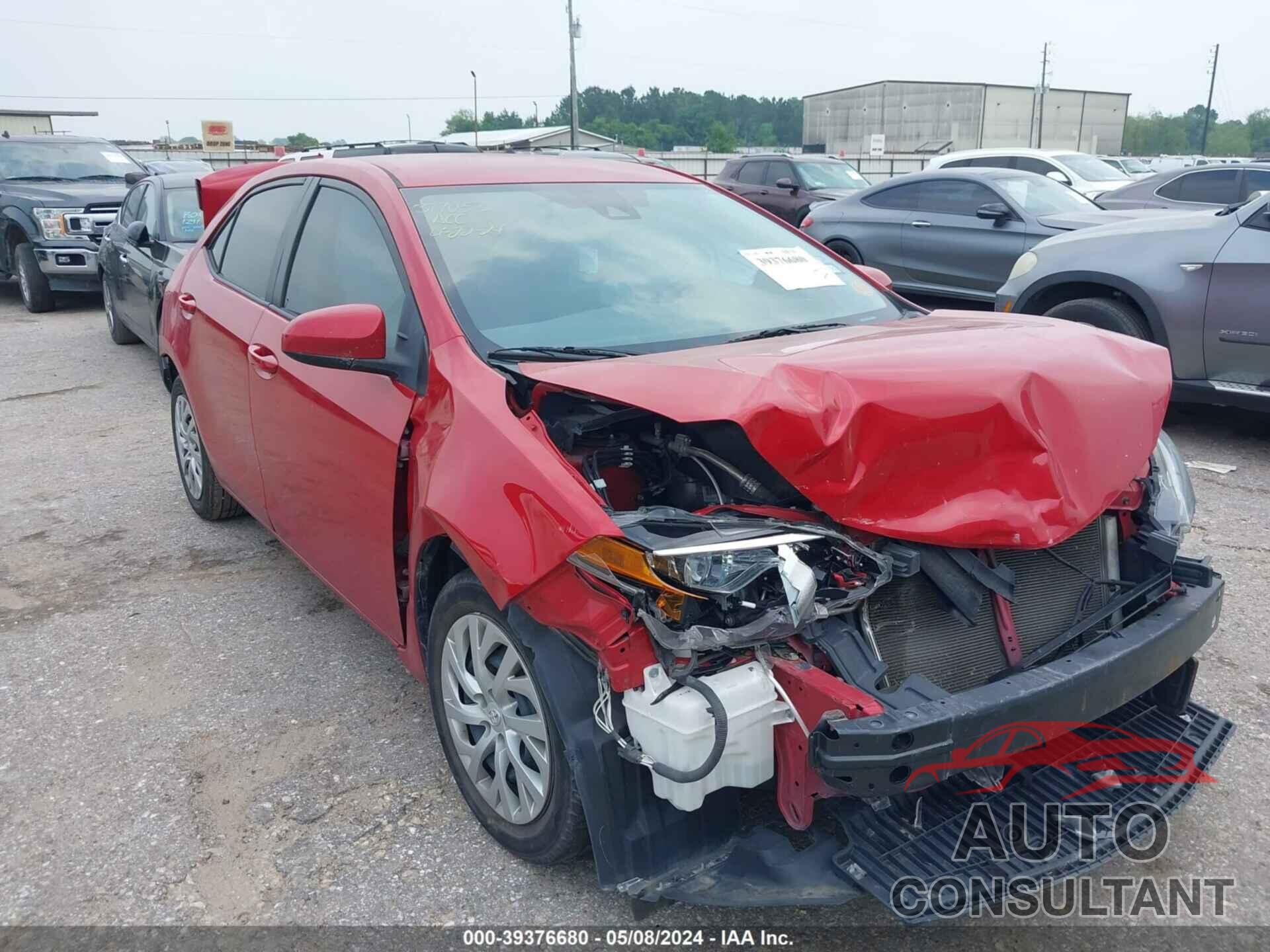 TOYOTA COROLLA 2019 - 2T1BURHE8KC229553