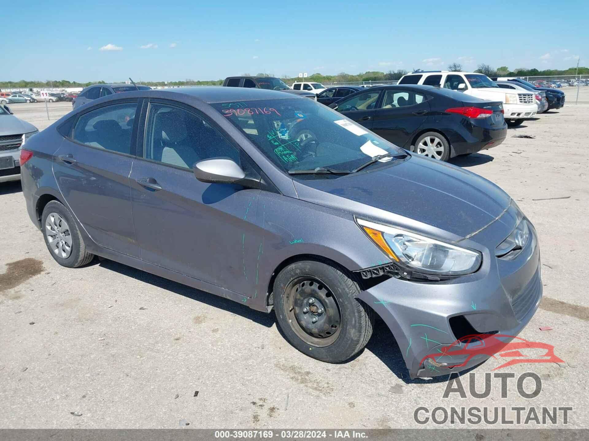 HYUNDAI ACCENT 2016 - KMHCT4AEXGU060324