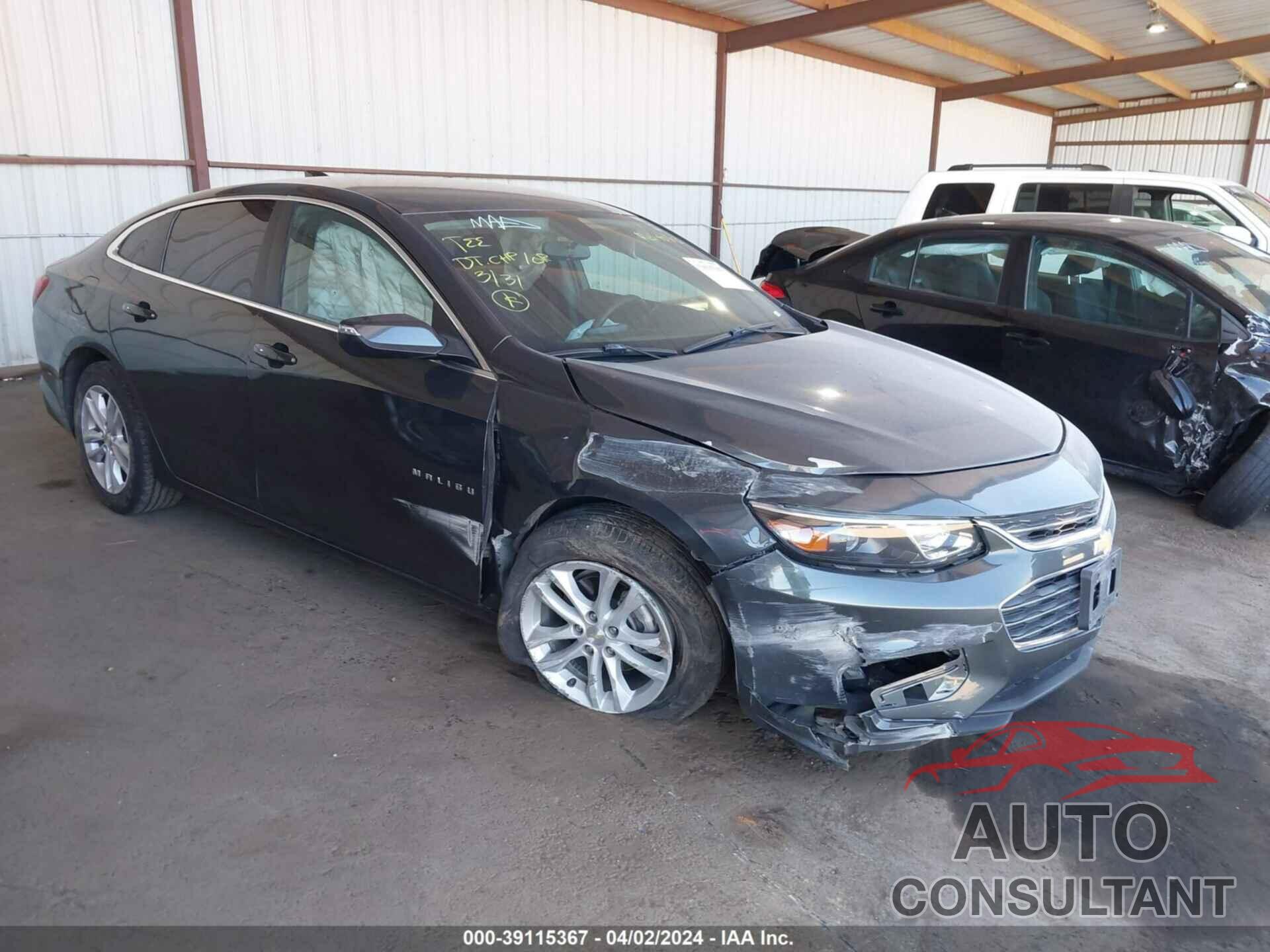 CHEVROLET MALIBU 2017 - 1G1ZE5ST4HF133729