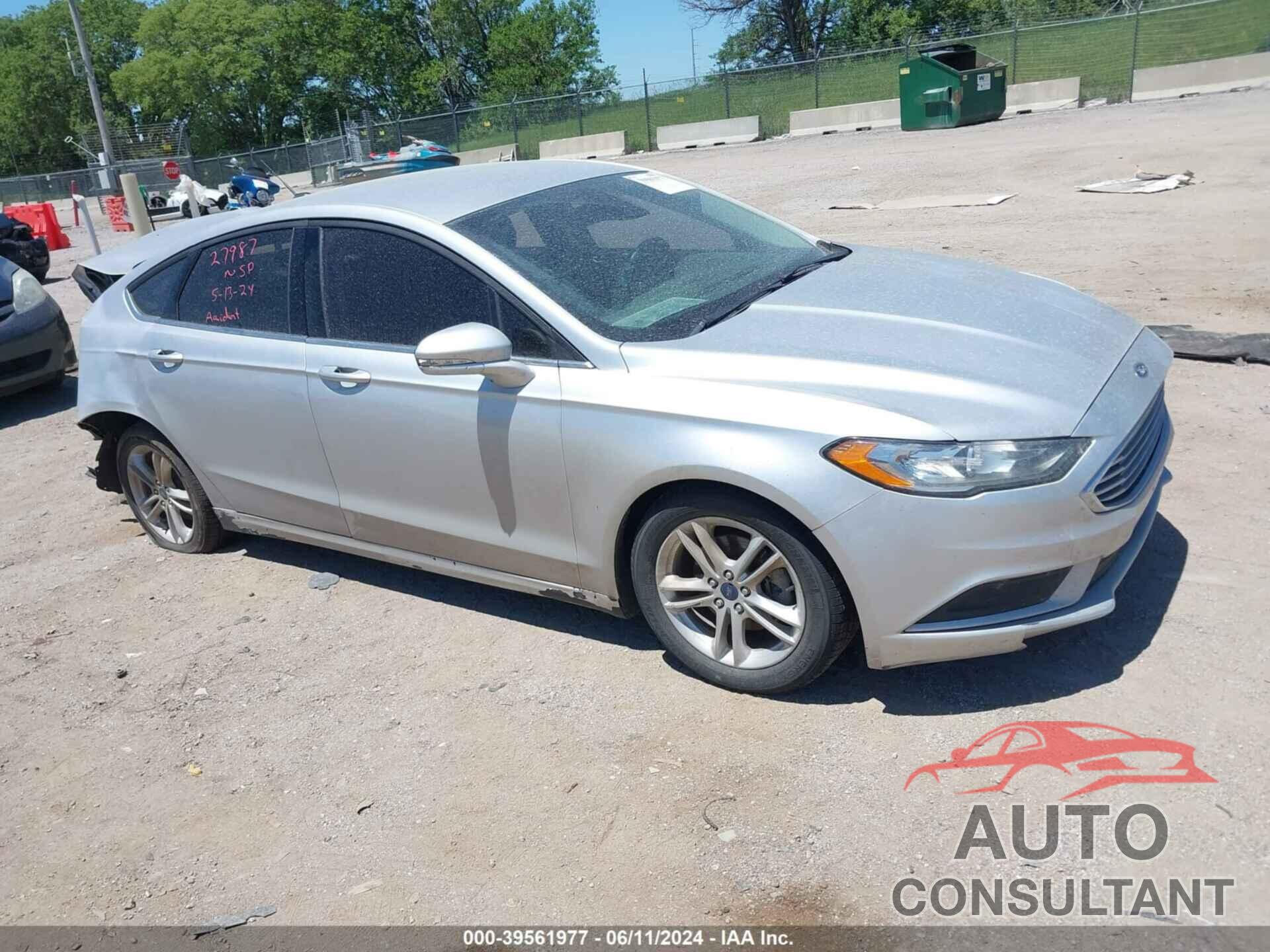 FORD FUSION 2018 - 3FA6P0HD9JR189171