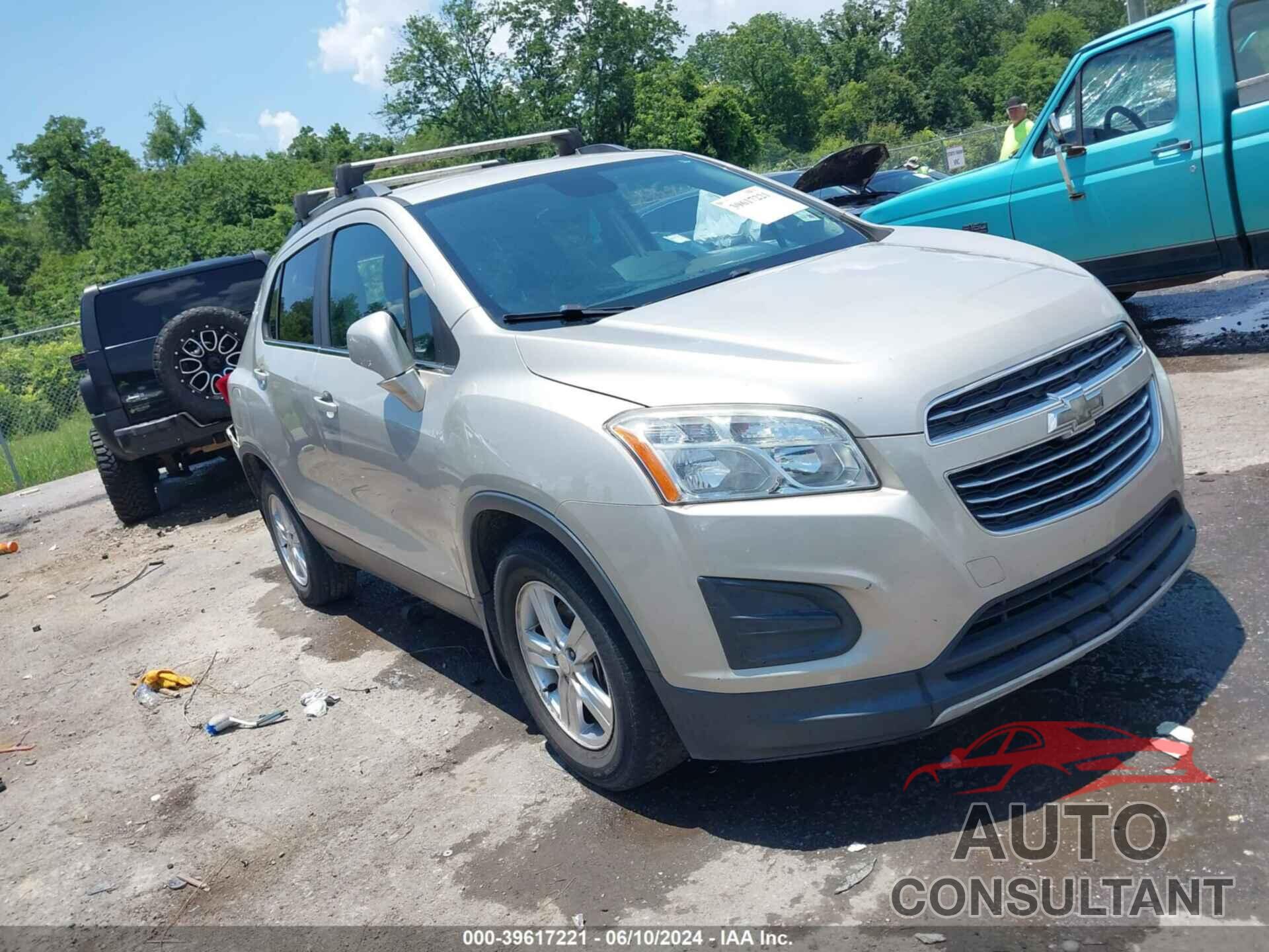 CHEVROLET TRAX 2016 - 3GNCJLSBXGL253406