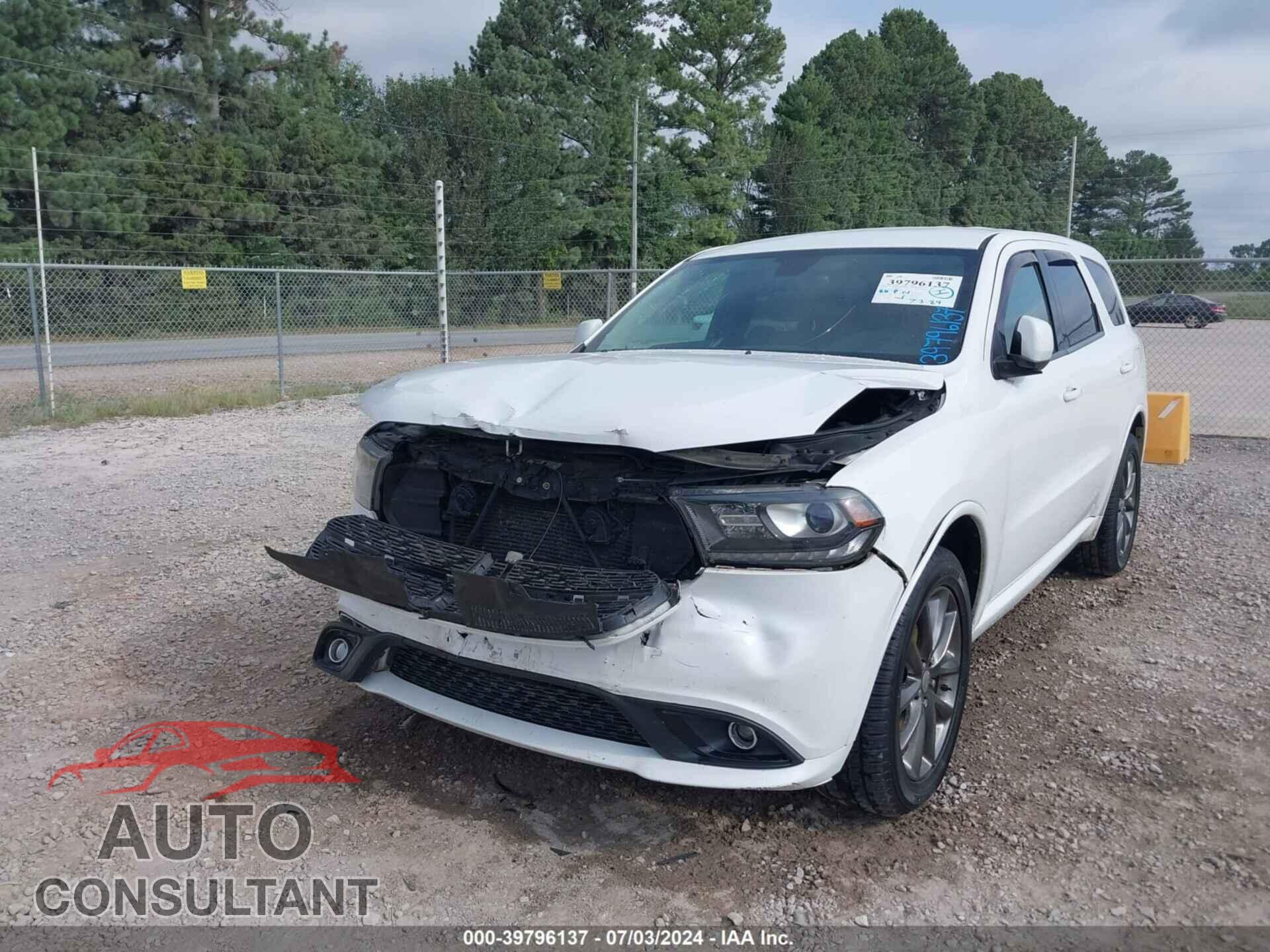 DODGE DURANGO 2017 - 1C4RDJDG3HC611160