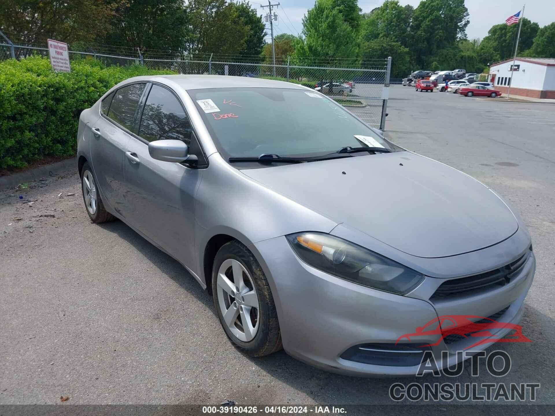 DODGE DART 2016 - 1C3CDFBB0GD538451