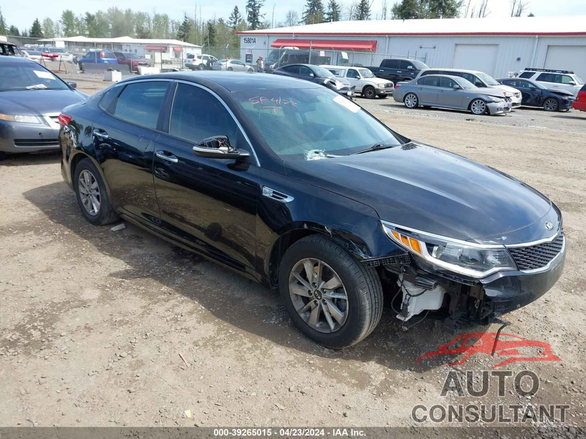 KIA OPTIMA 2018 - 5XXGT4L31JG249653
