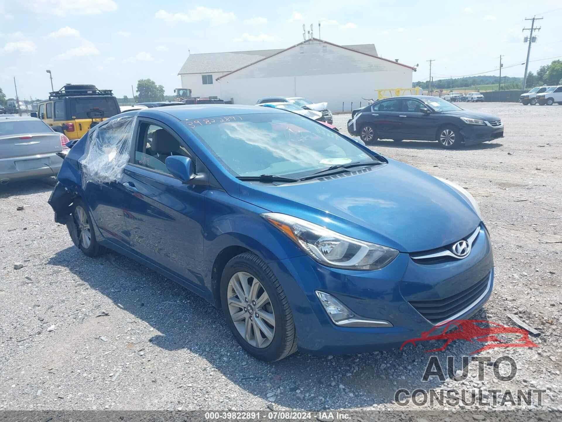 HYUNDAI ELANTRA 2016 - KMHDH4AE4GU528828