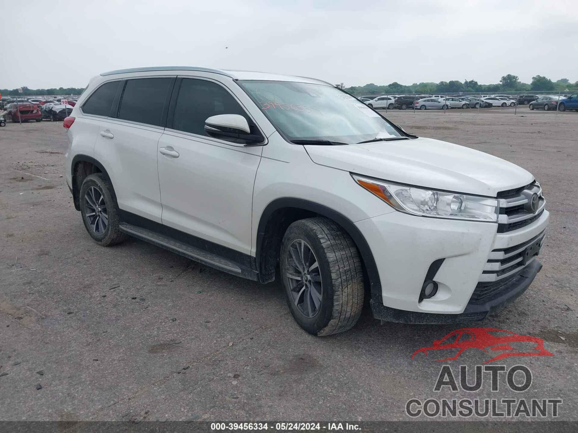 TOYOTA HIGHLANDER 2019 - 5TDKZRFH6KS327762