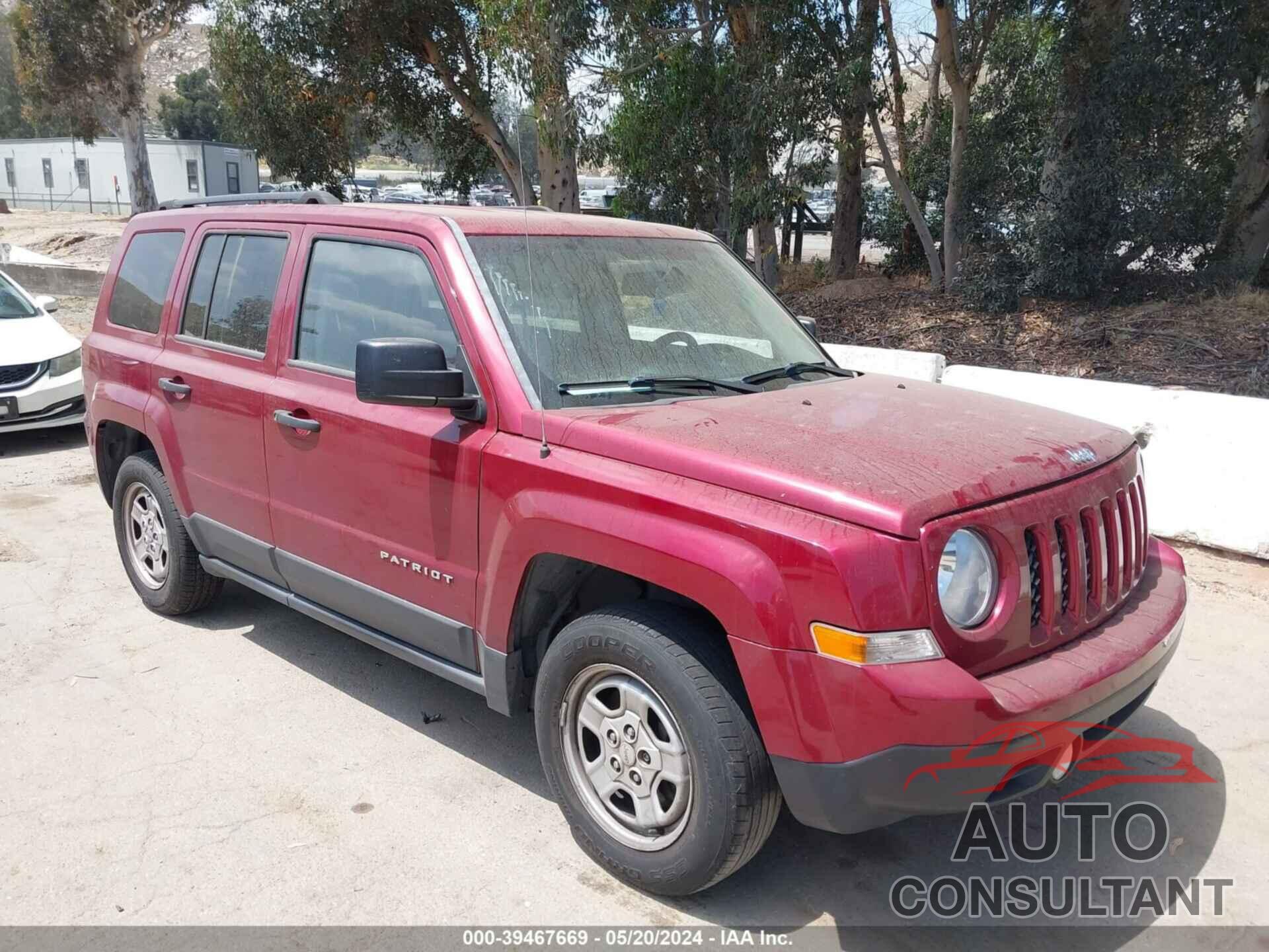 JEEP PATRIOT 2016 - 1C4NJPBB6GD554320