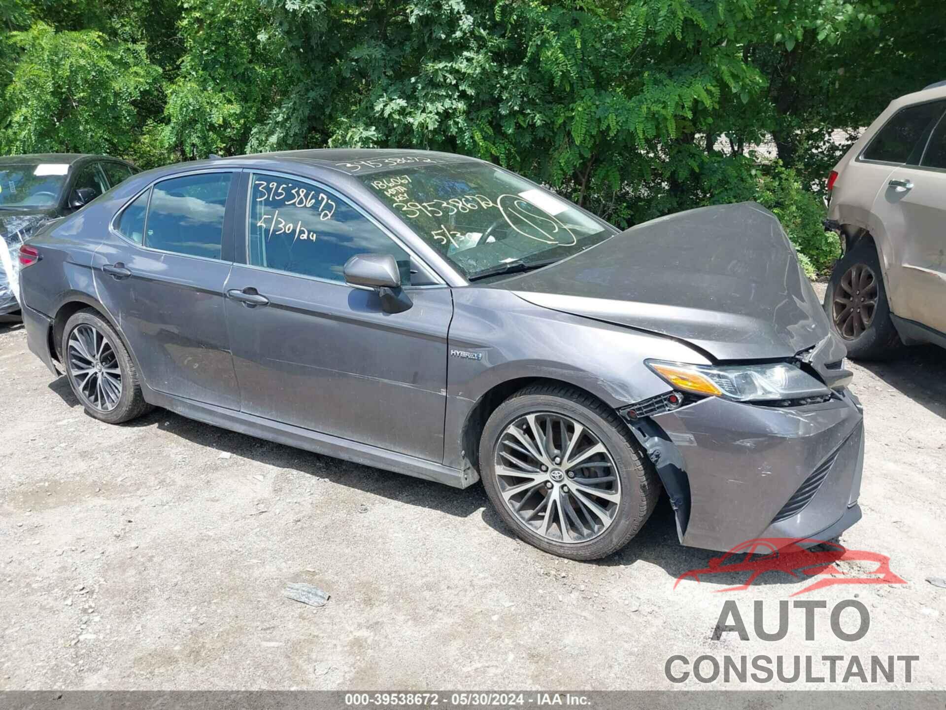 TOYOTA CAMRY HYBRID 2019 - 4T1B21HK9KU511213