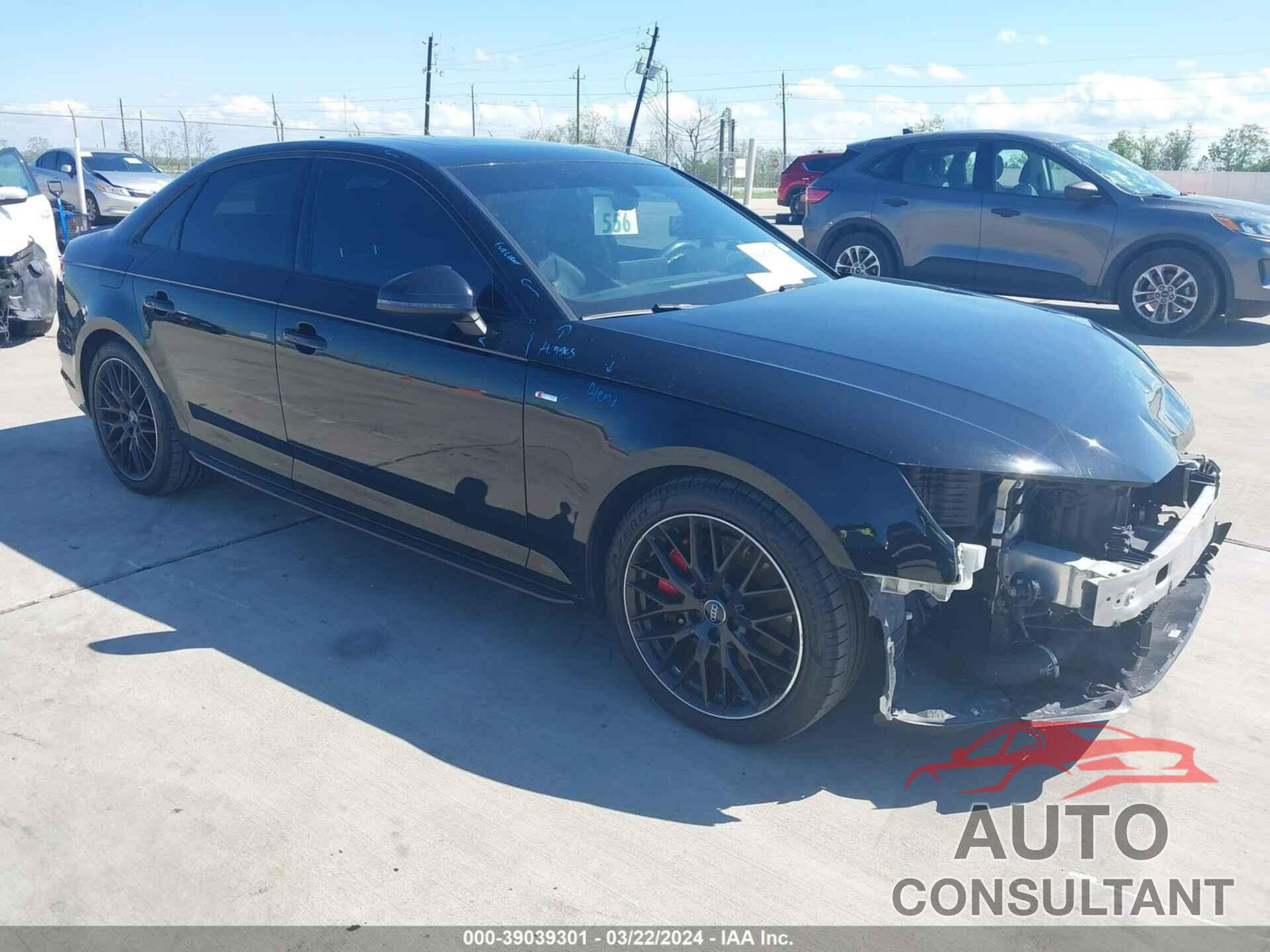 AUDI A4 2018 - WAUENAF49JA099367