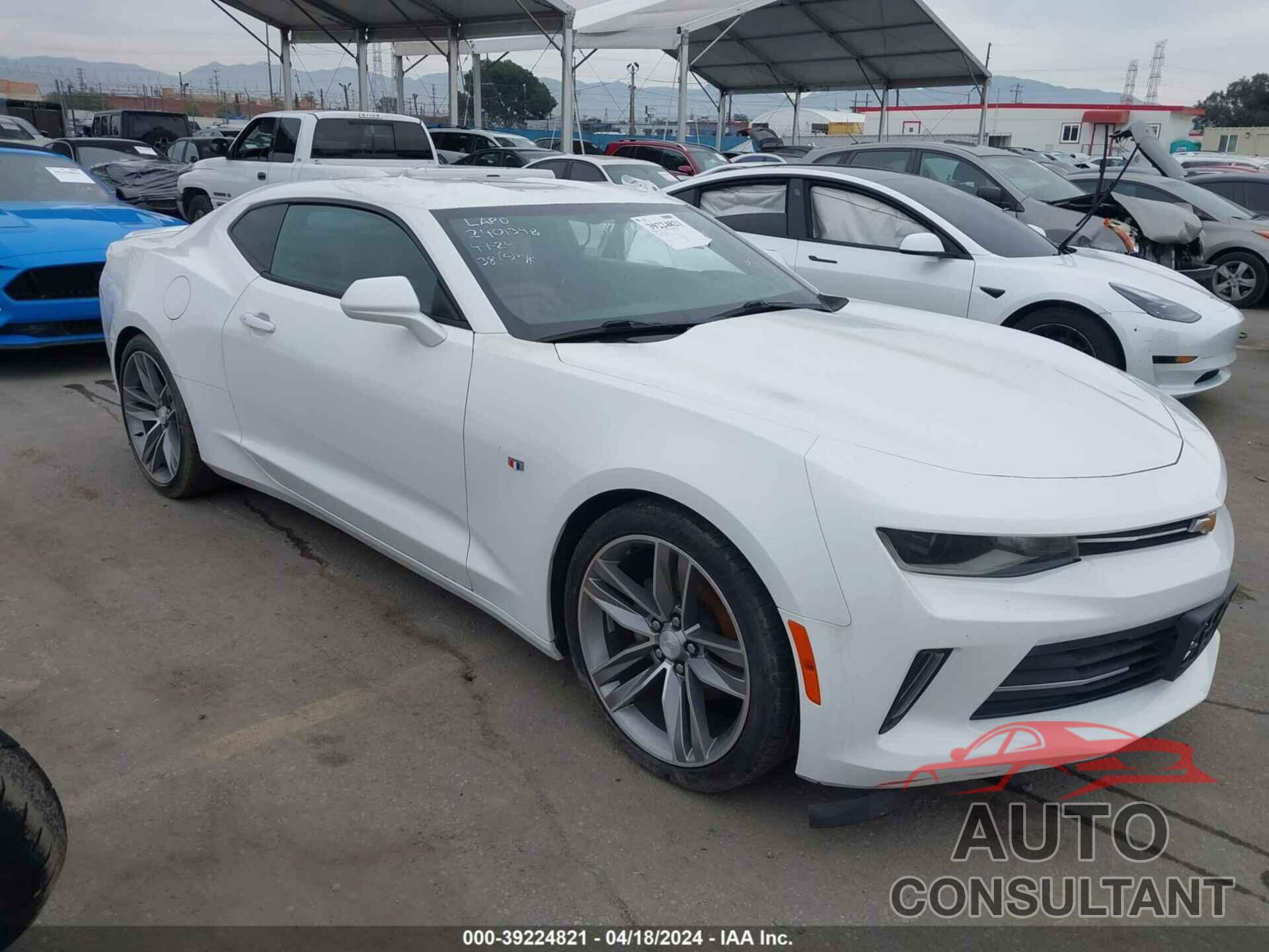 CHEVROLET CAMARO 2016 - 1G1FD1RS8G0142866