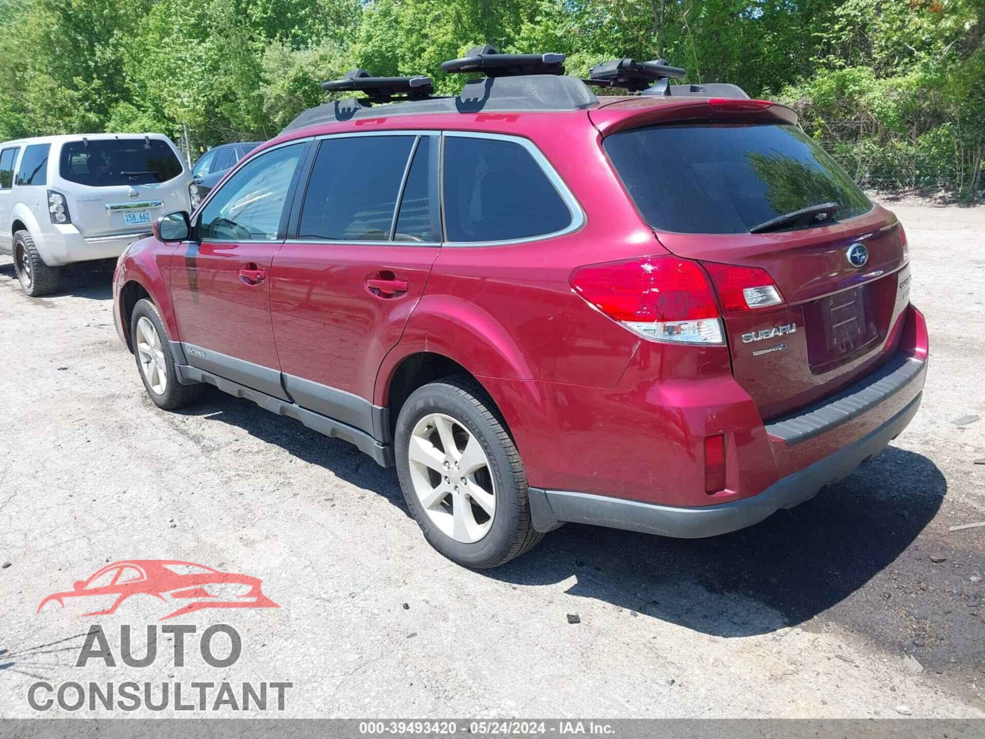 SUBARU OUTBACK 2014 - 4S4BRBDC5E3318471