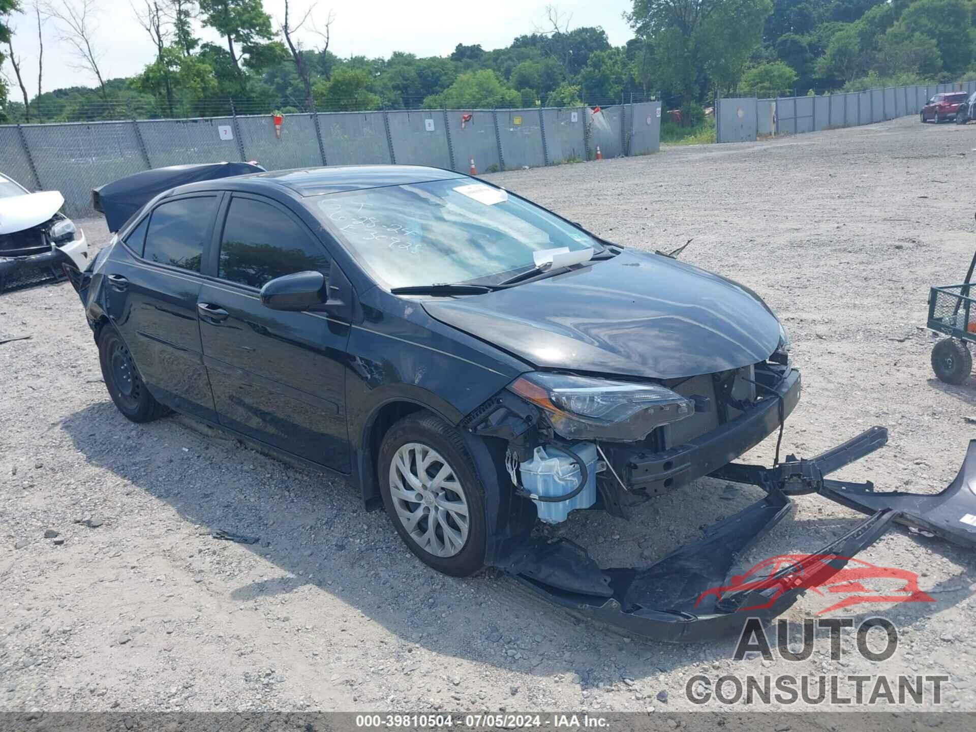 TOYOTA COROLLA 2018 - 2T1BURHE8JC989366