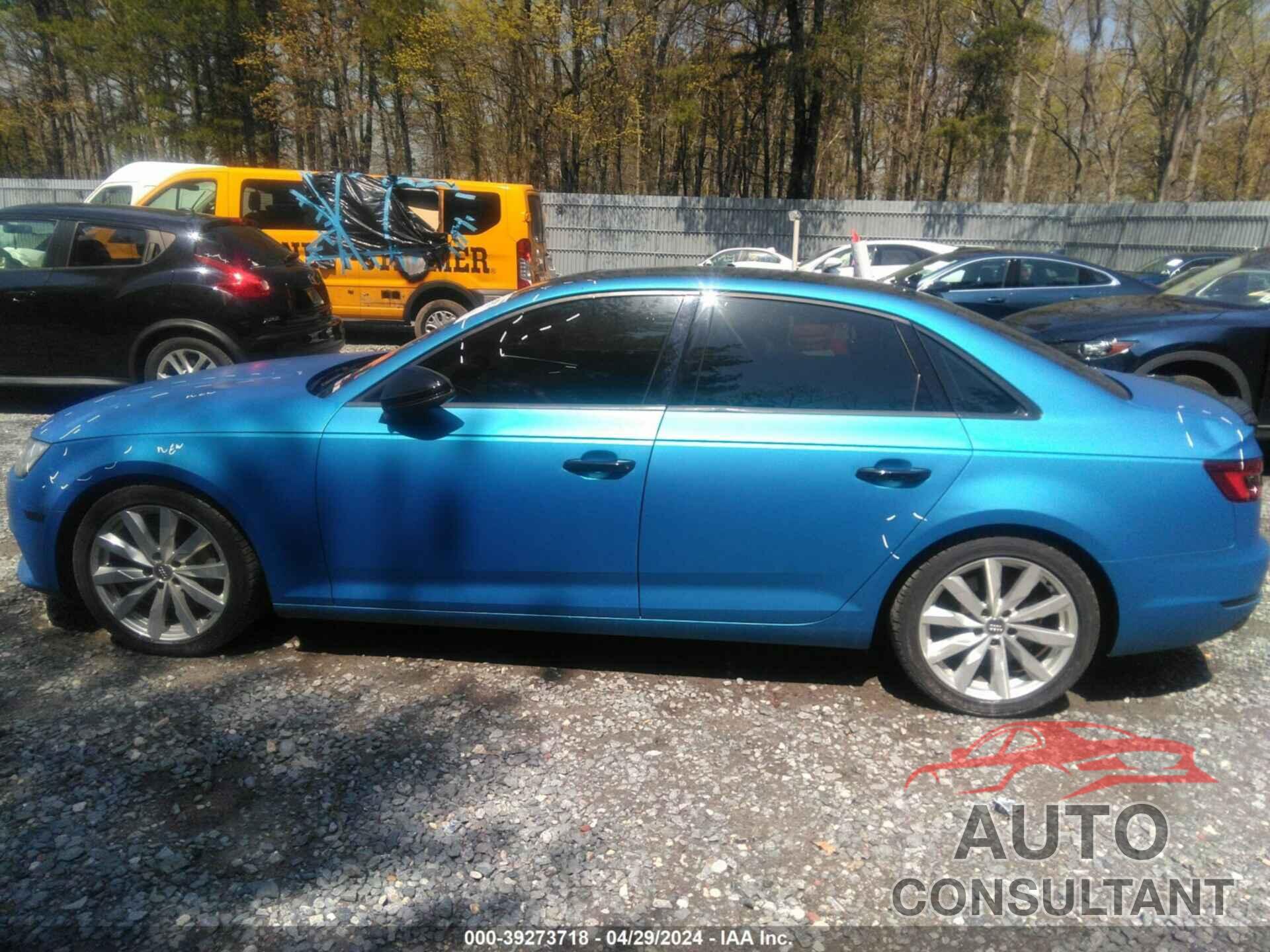 AUDI A4 2017 - WAUGNAF44HN014088