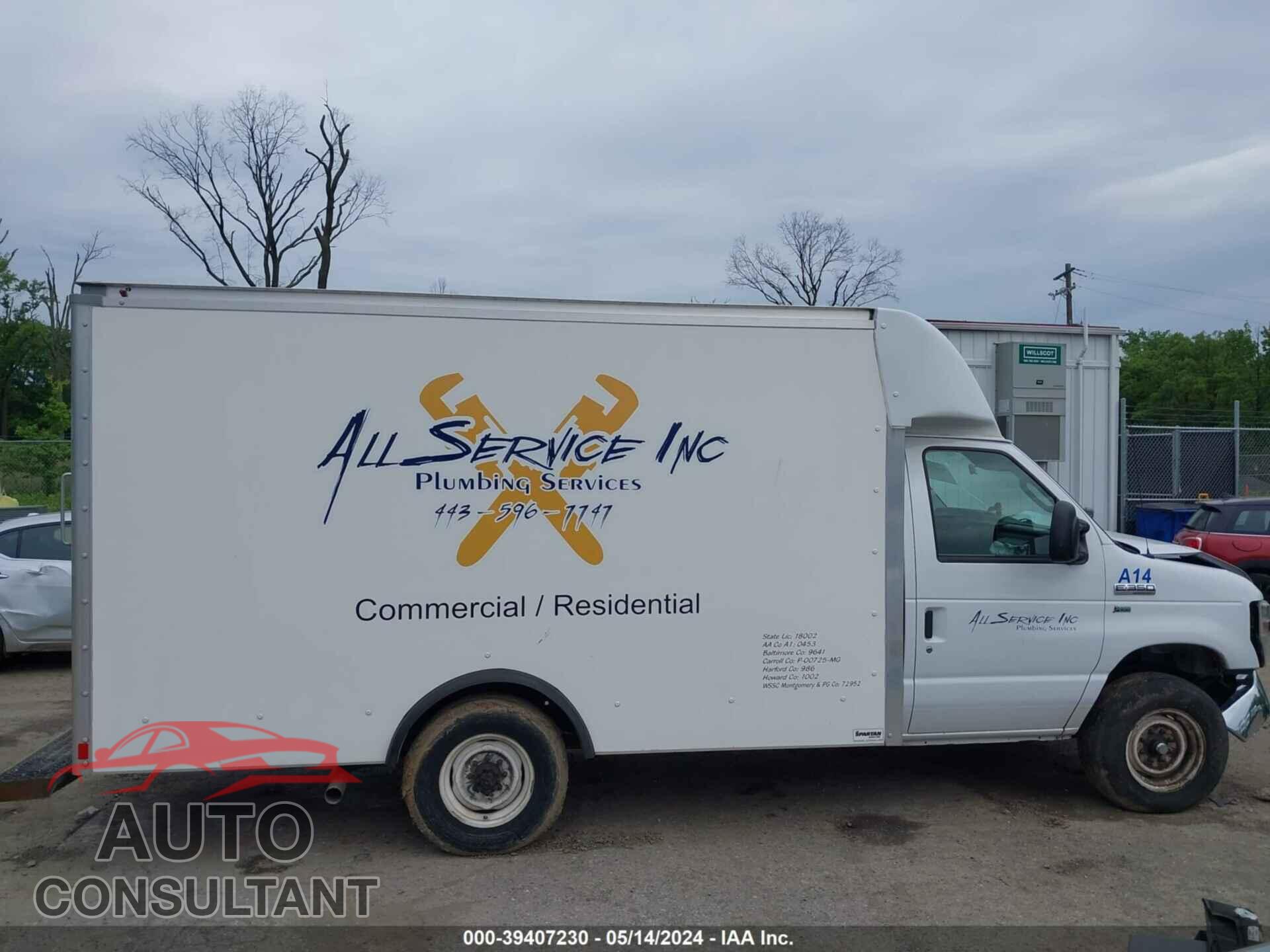 FORD E-350 CUTAWAY 2019 - 1FDWE3F65KDC34022
