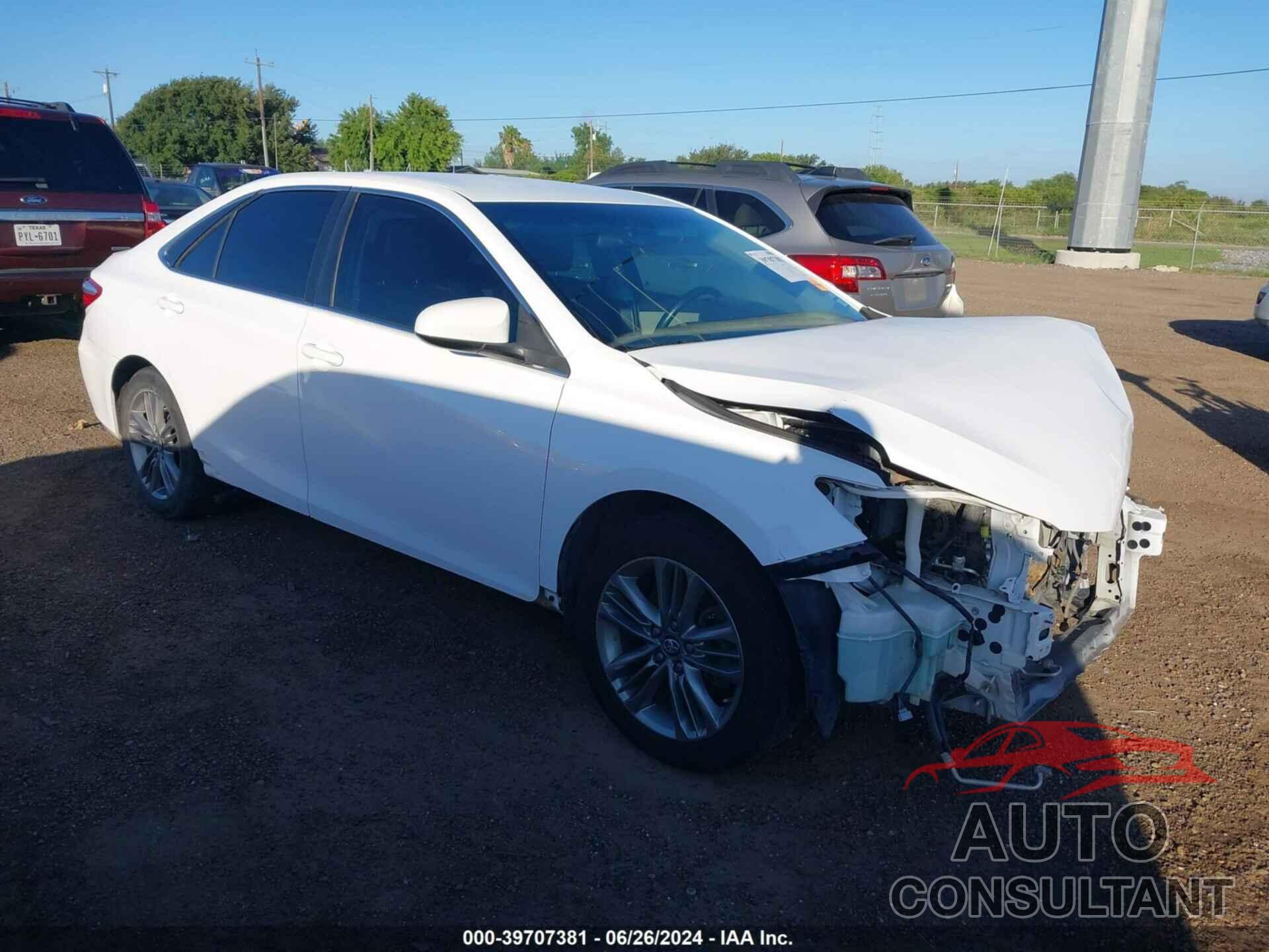 TOYOTA CAMRY 2016 - 4T1BF1FK4GU190910