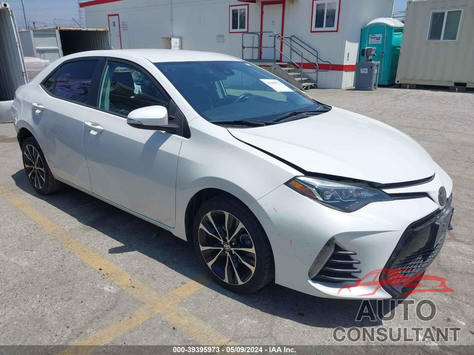 TOYOTA COROLLA 2019 - 5YFBURHE1KP917748