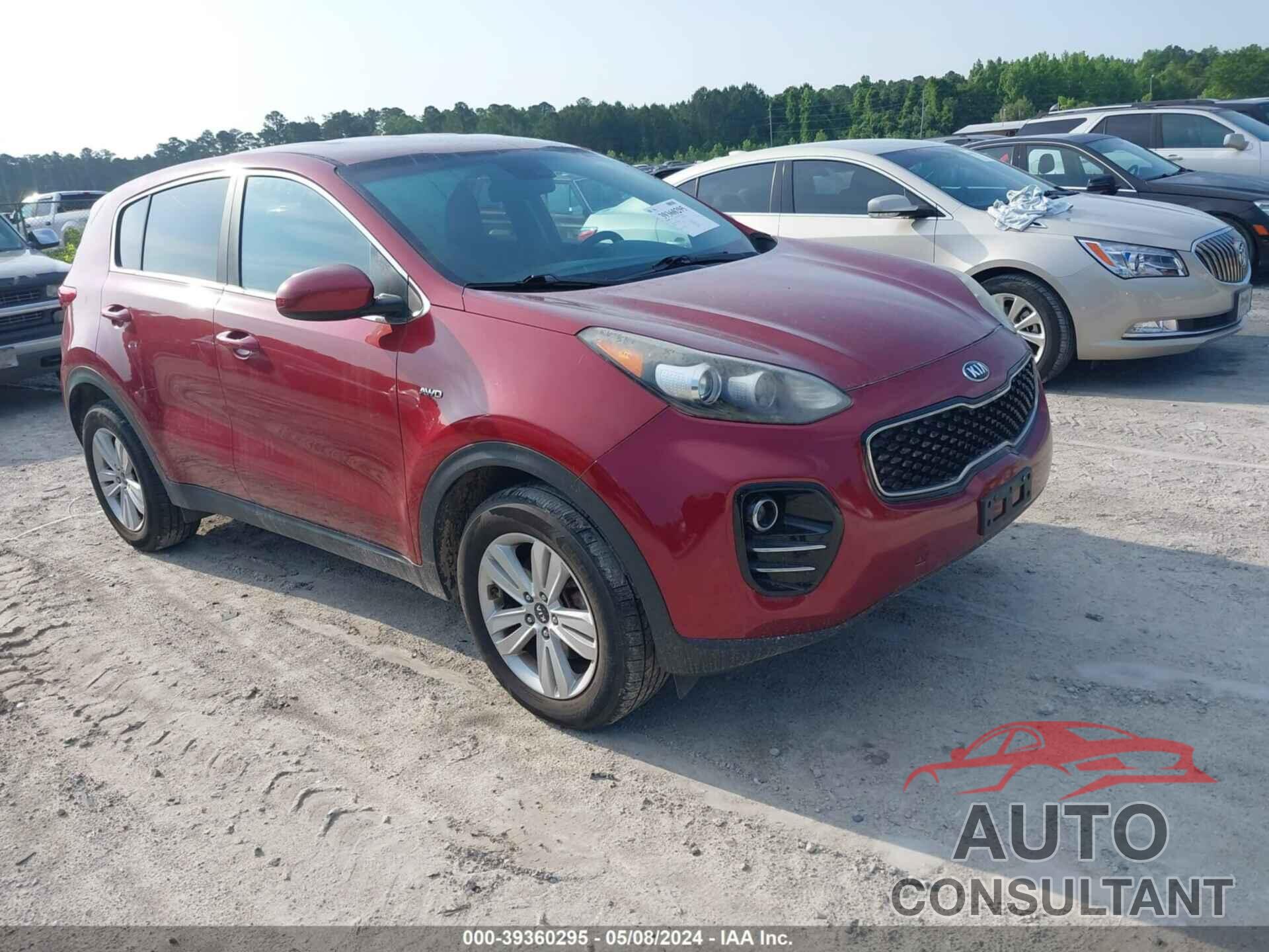 KIA SPORTAGE 2017 - KNDPMCAC6H7039966
