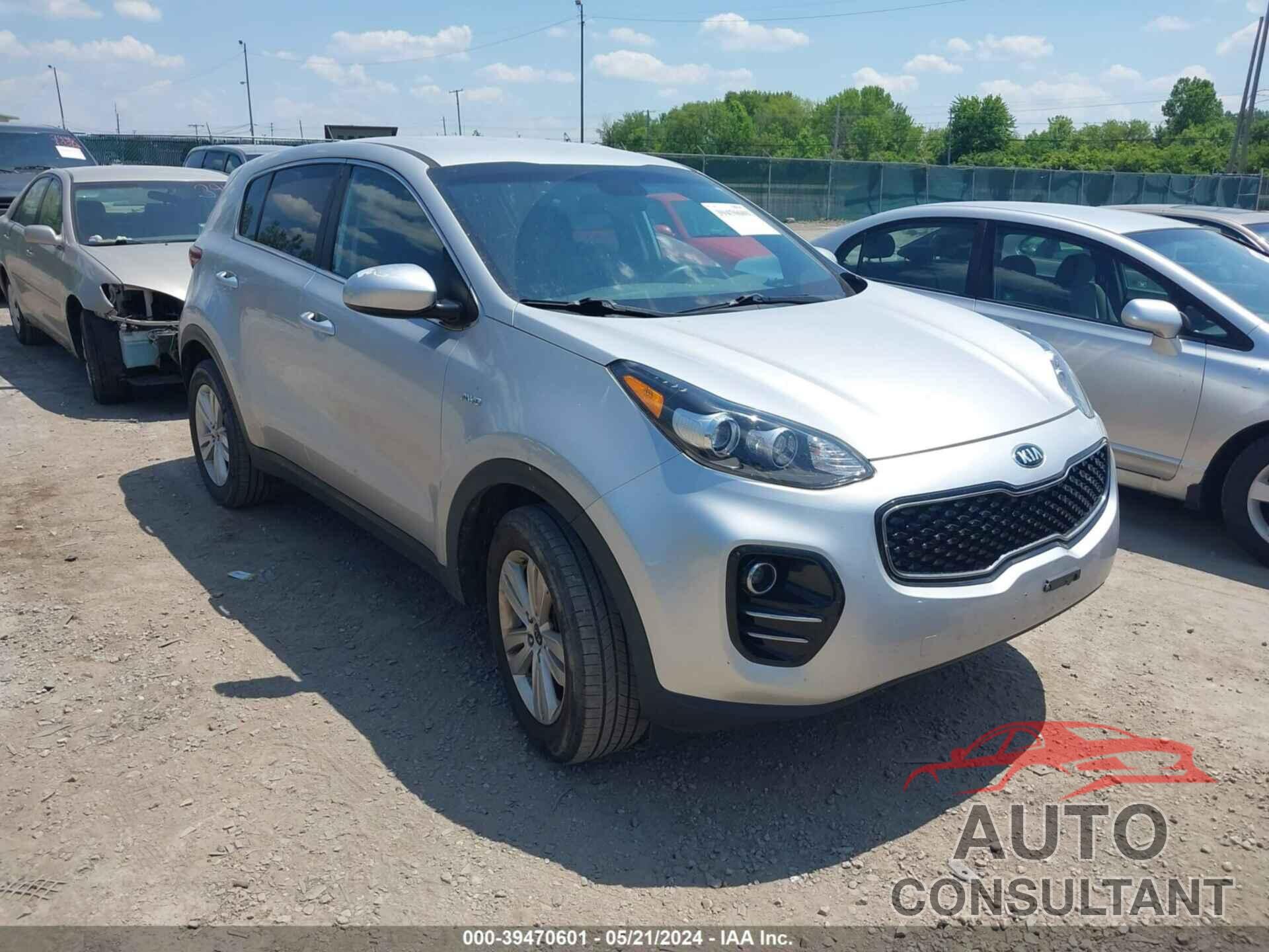 KIA SPORTAGE 2018 - KNDPMCAC3J7382675