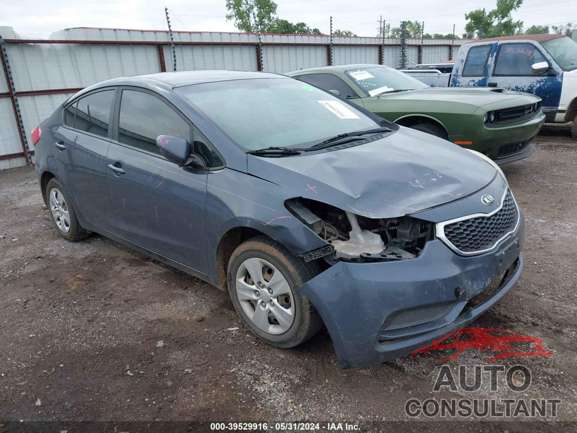 KIA FORTE 2016 - KNAFK4A68G5604825