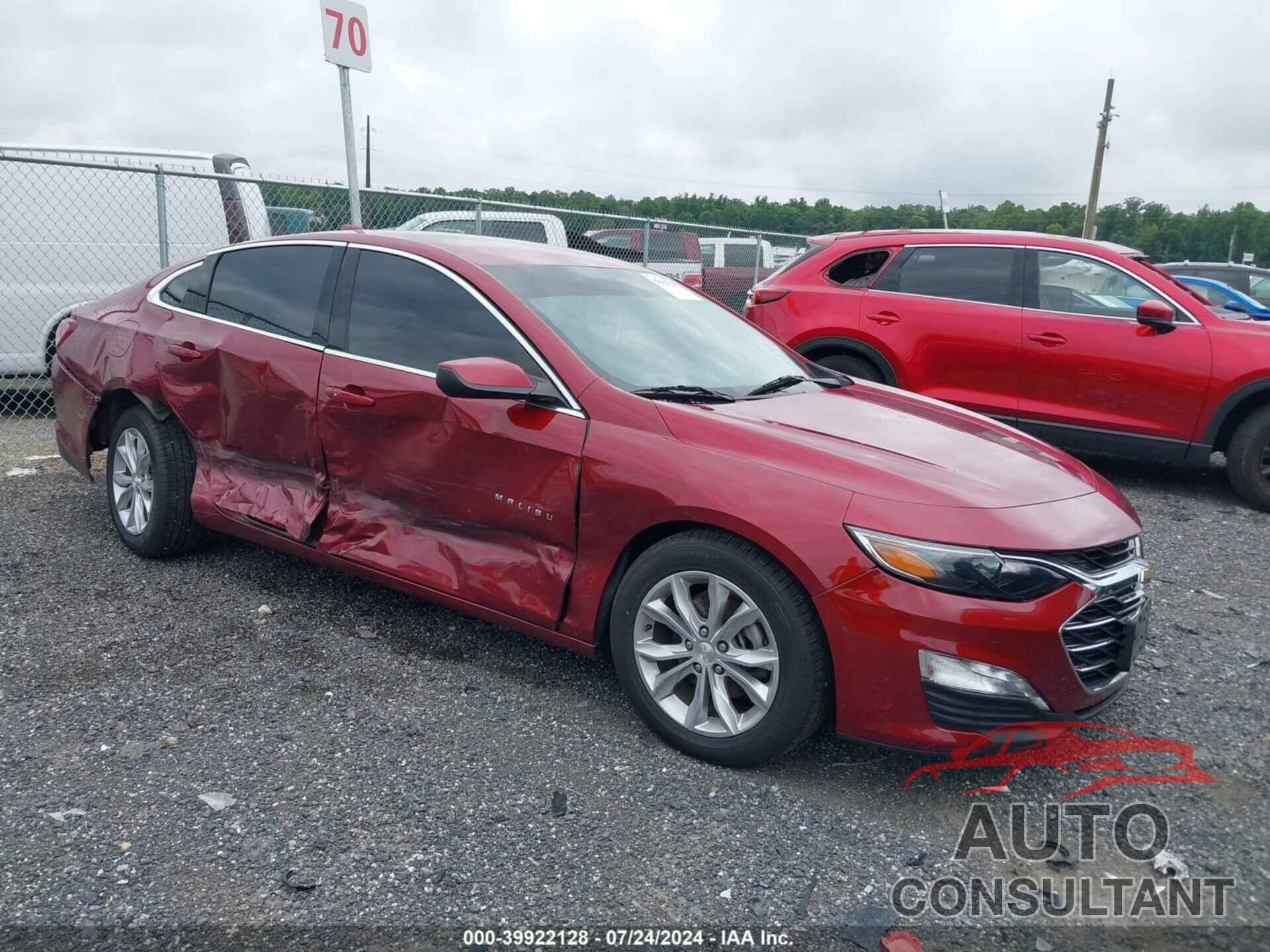 CHEVROLET MALIBU 2020 - 1G1ZD5STXLF105350