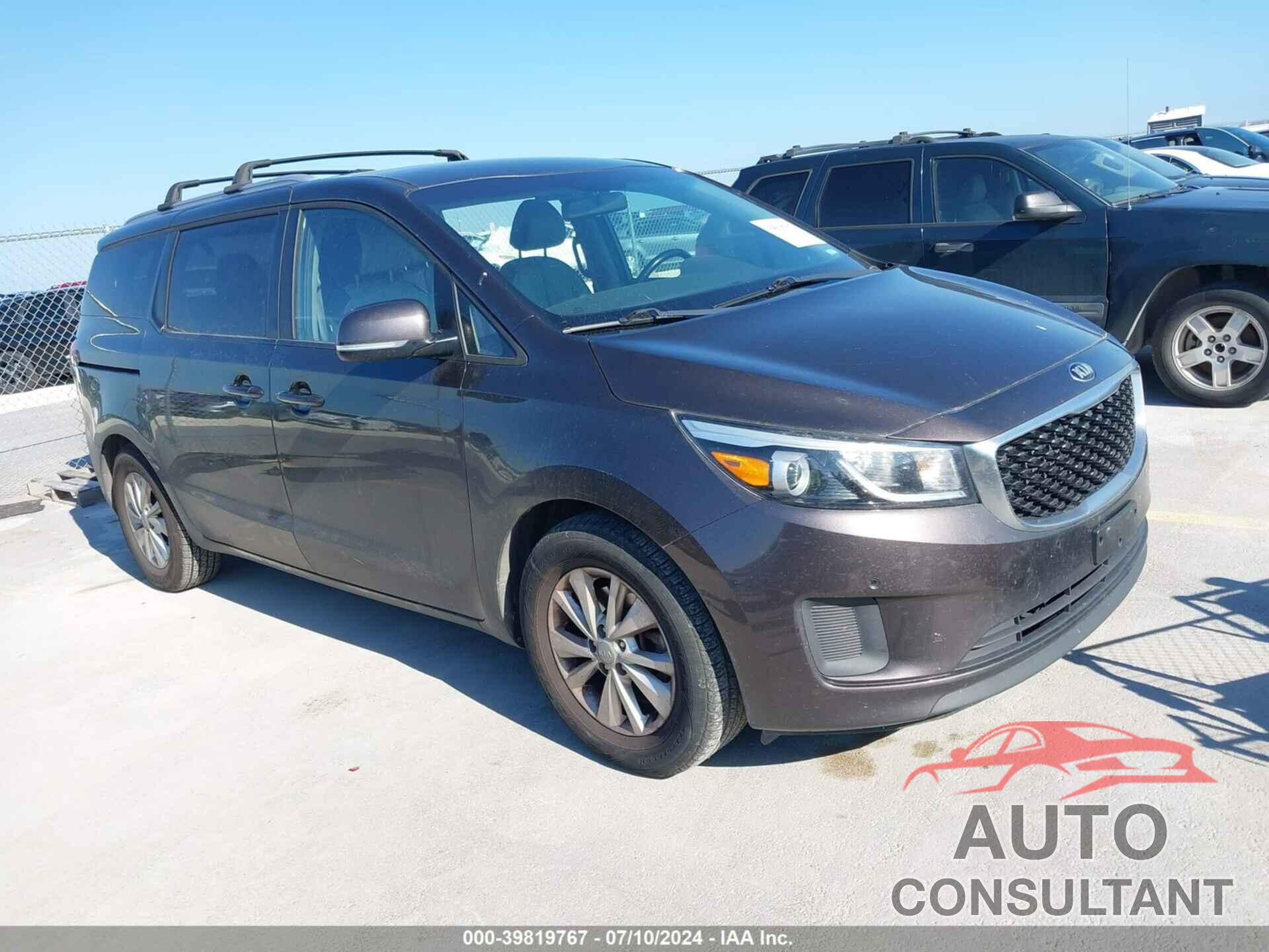 KIA SEDONA 2017 - KNDMB5C19H6281284