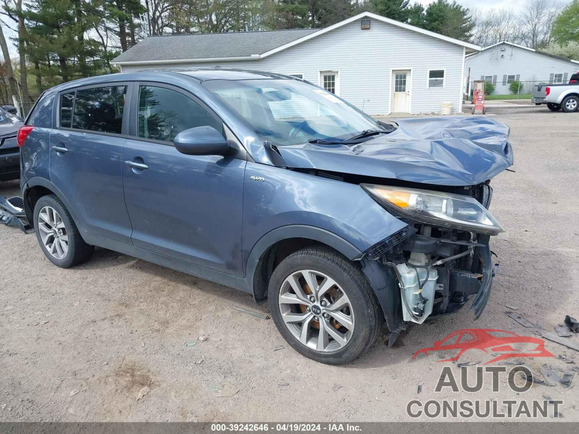 KIA SPORTAGE 2016 - KNDPBCAC6G7811290