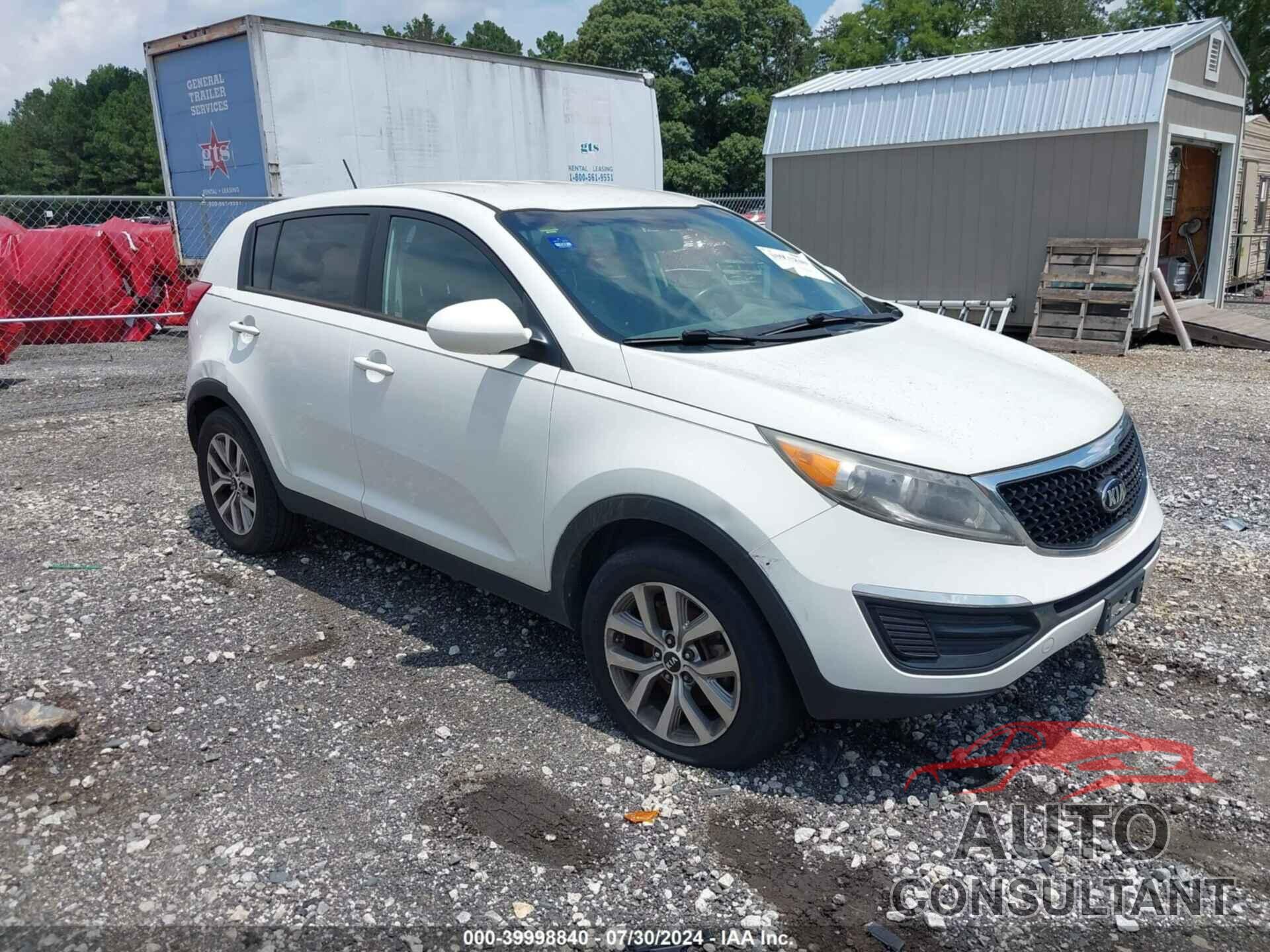 KIA SPORTAGE 2016 - KNDPB3AC9G7813941