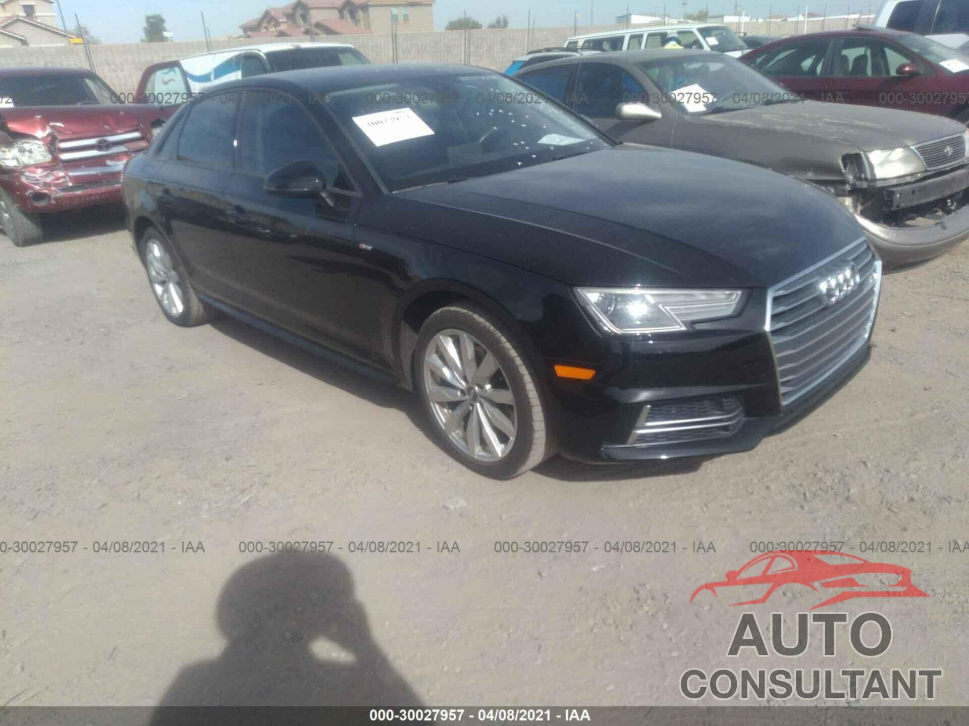 AUDI A4 2018 - WAUKMAF44JA160744