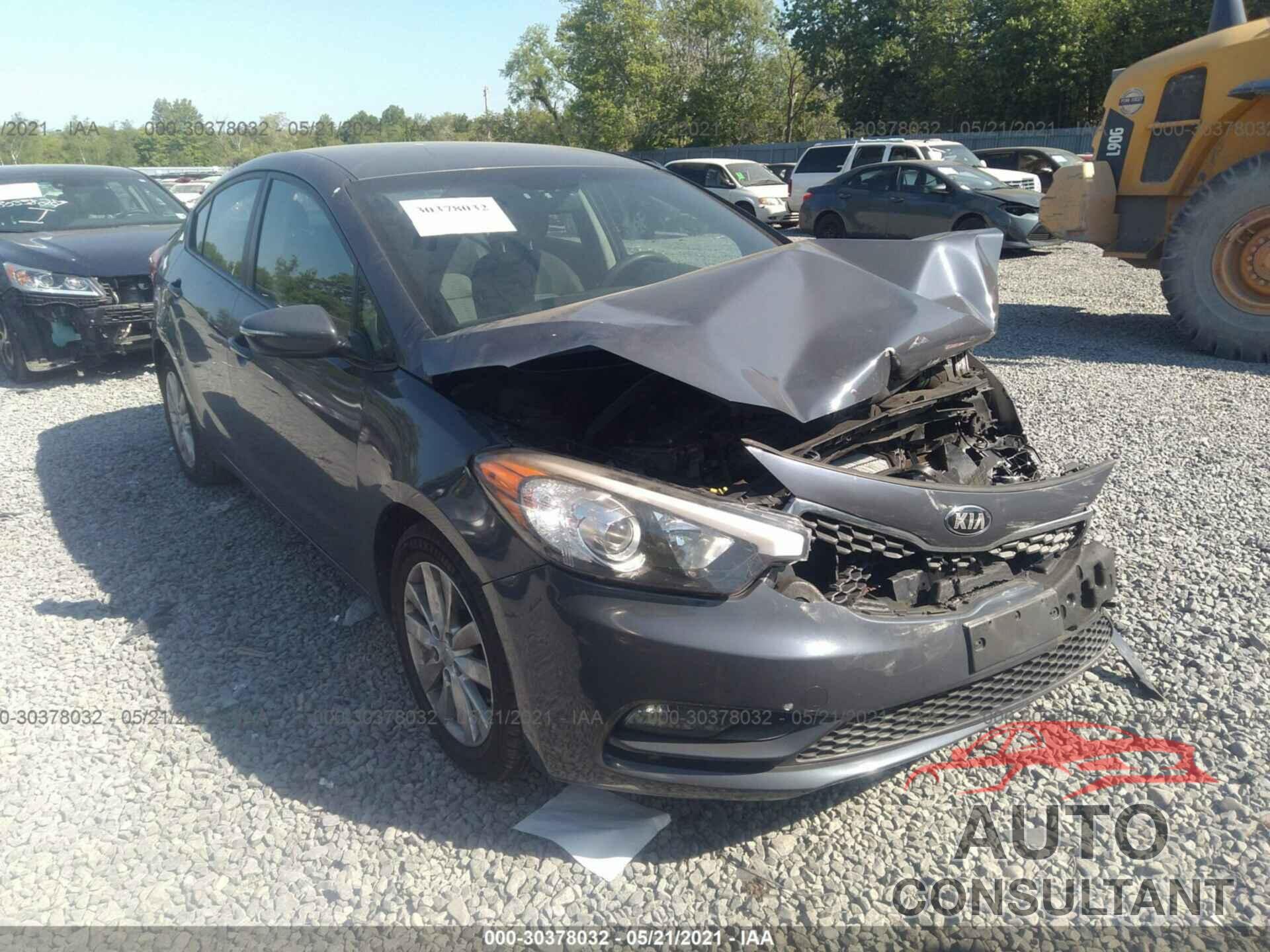 KIA FORTE 2016 - KNAFX4A67G5445278