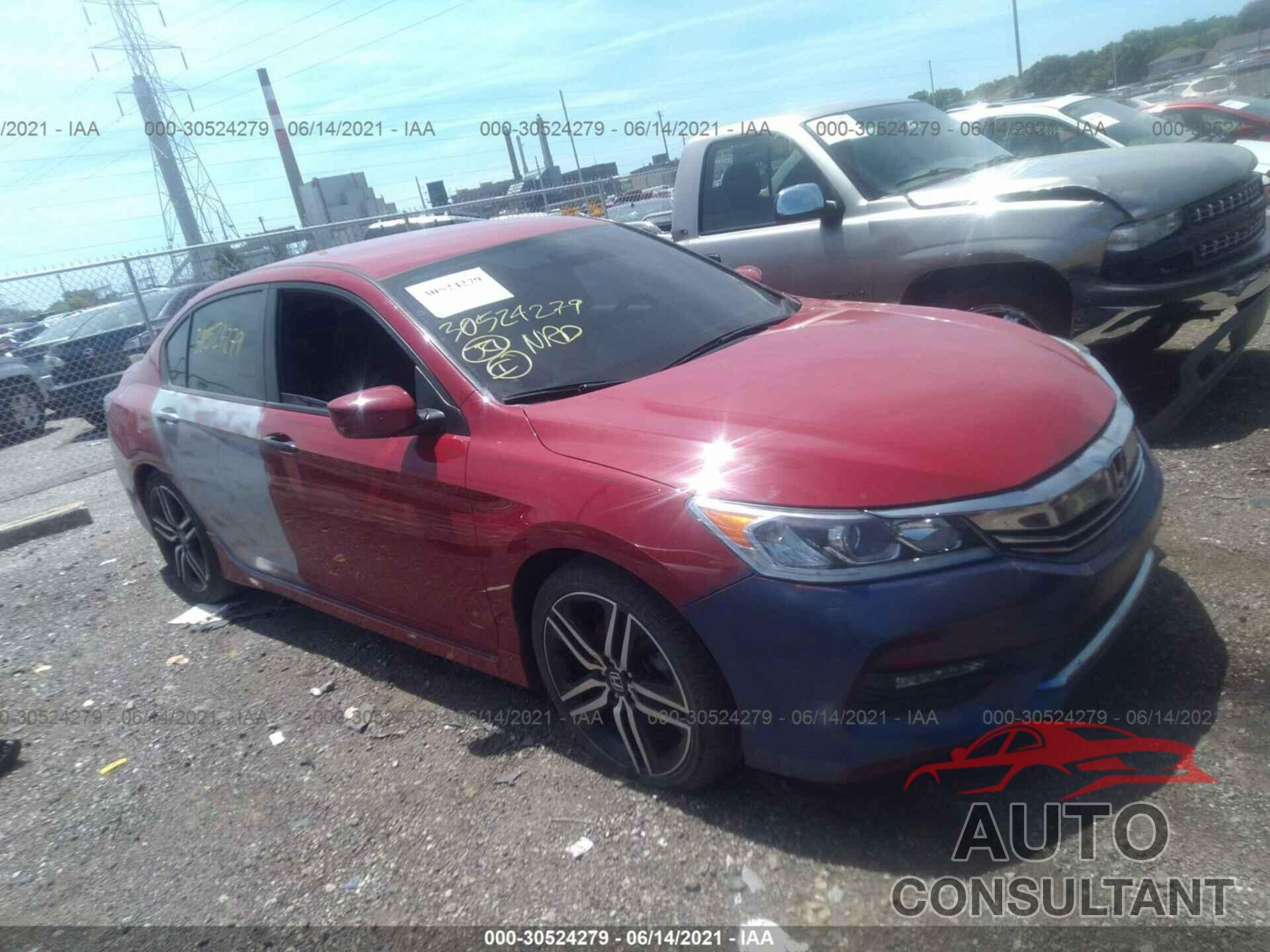 HONDA ACCORD SEDAN 2017 - 1HGCR2F13HA299487
