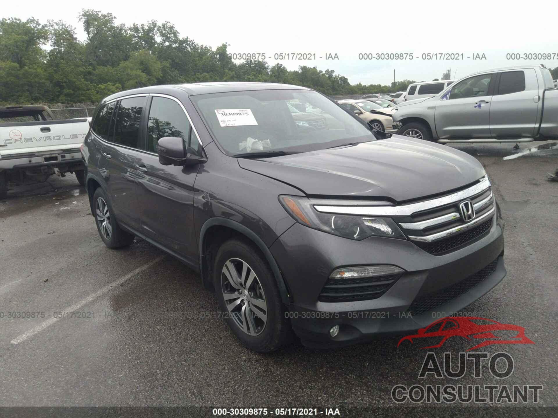 HONDA PILOT 2017 - 5FNYF5H54HB027309
