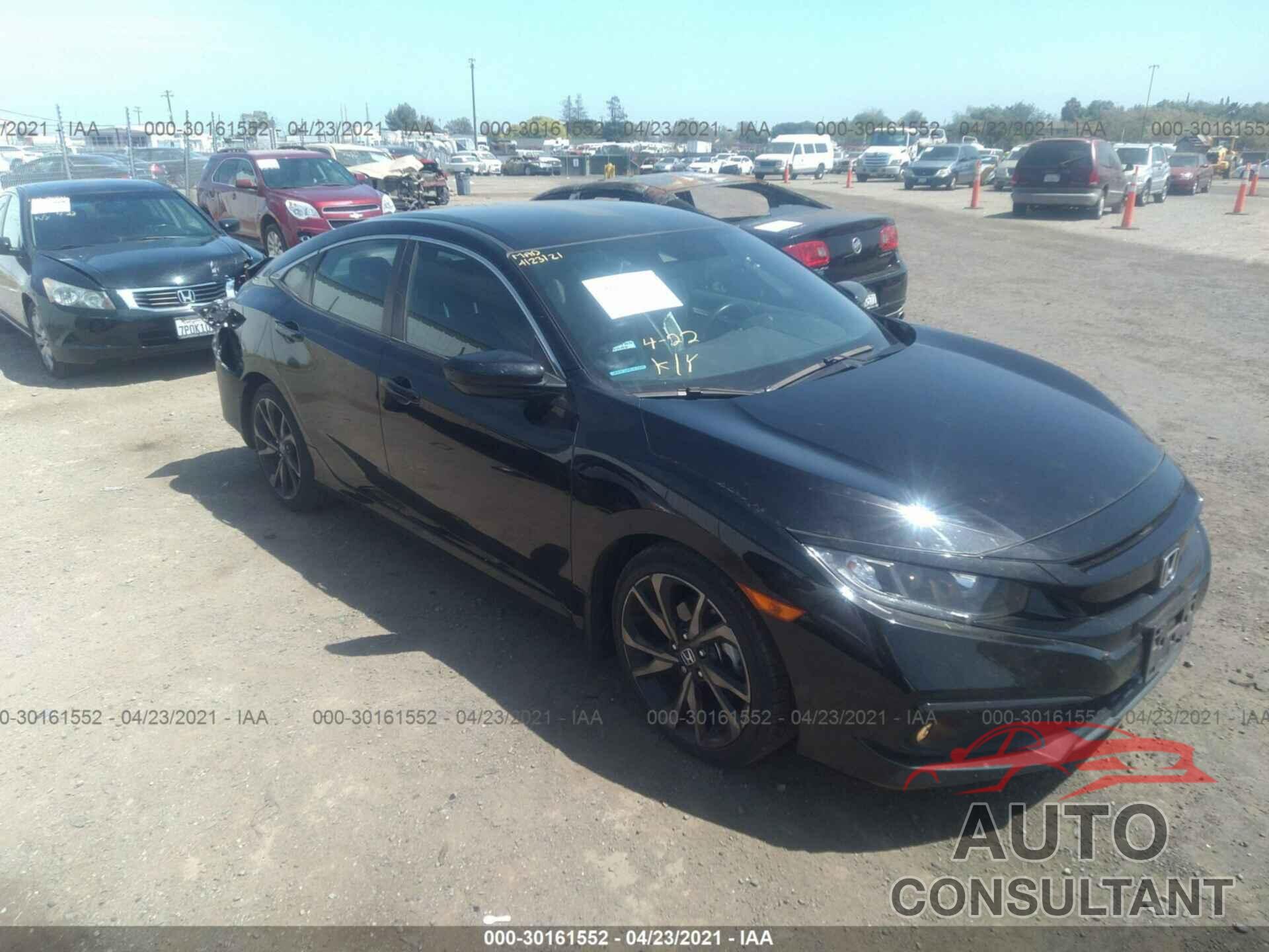 HONDA CIVIC SEDAN 2019 - 2HGFC2F88KH531666