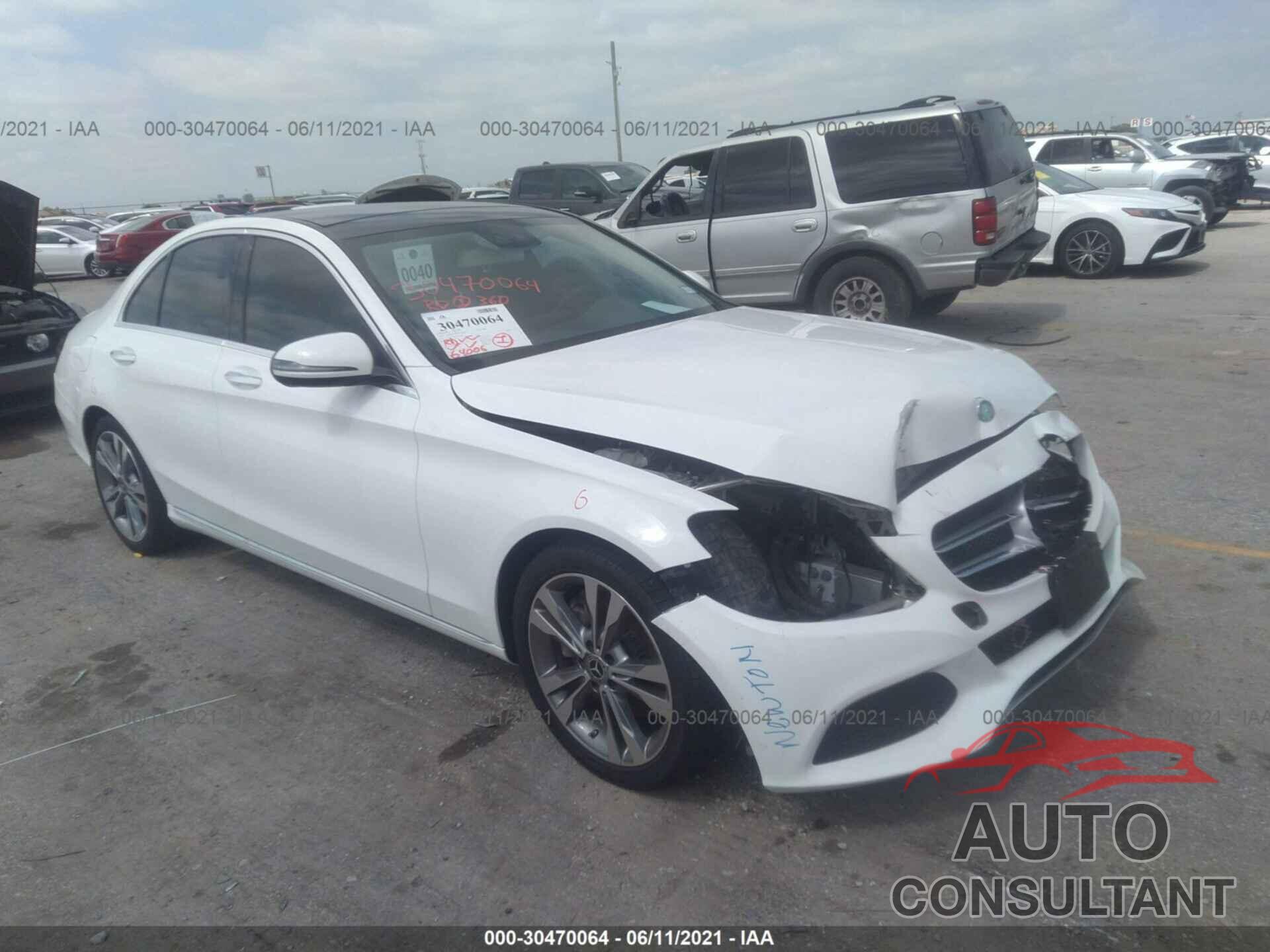 MERCEDES-BENZ C-CLASS 2017 - 55SWF4JB1HU188619