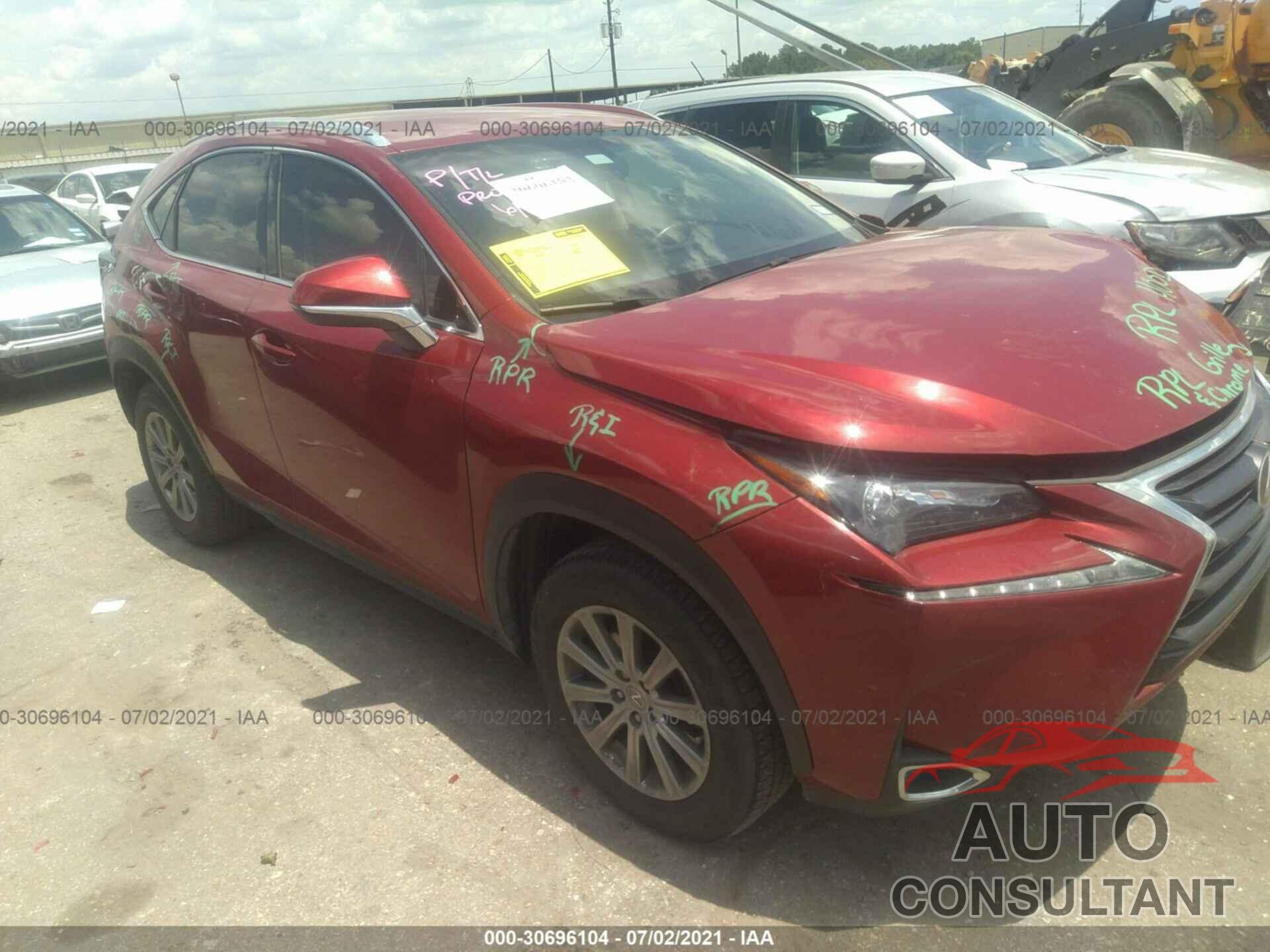 LEXUS NX 2017 - JTJYARBZ6H2065304