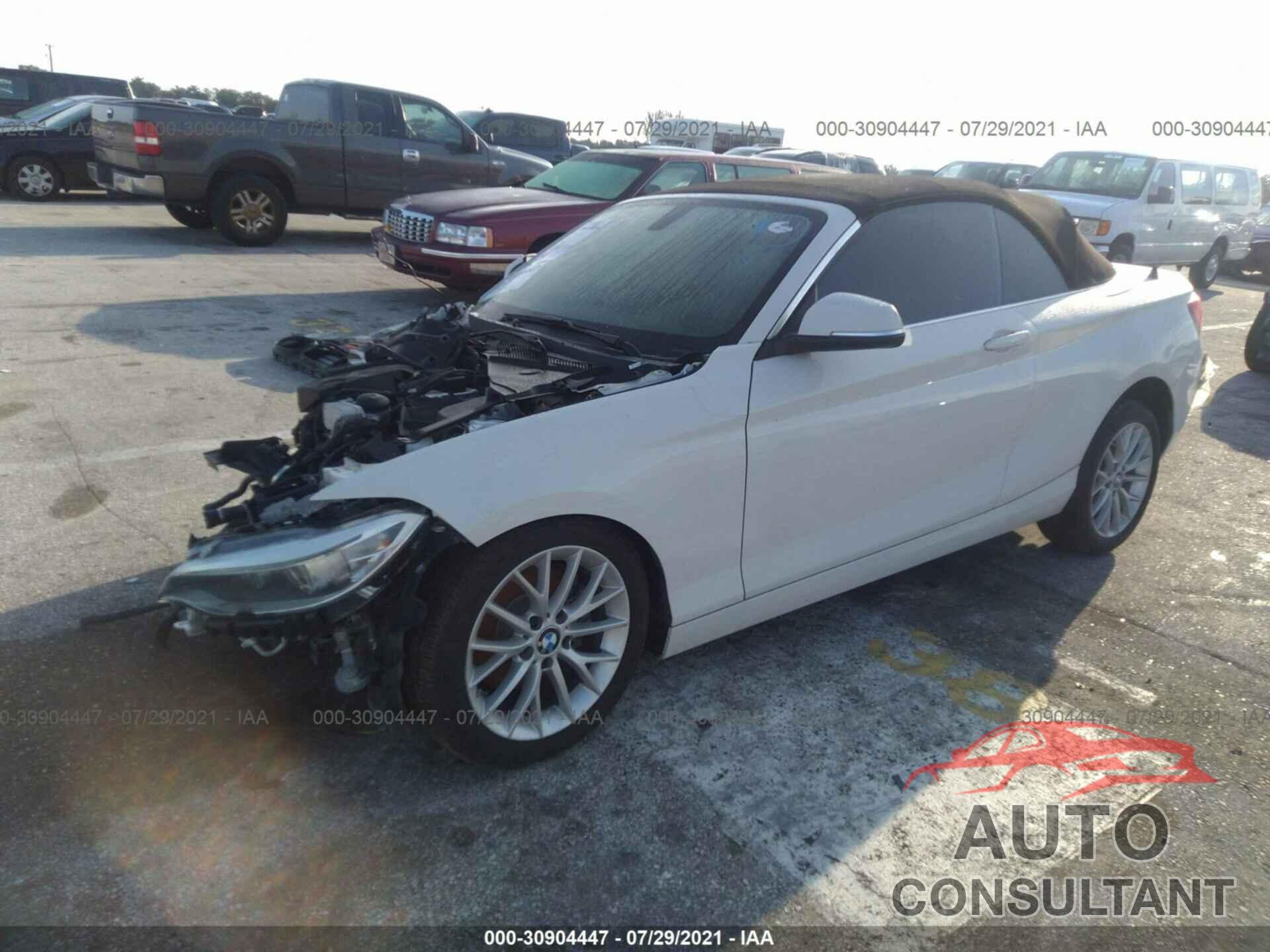 BMW 2 SERIES 2016 - WBA1K9C55GV322430