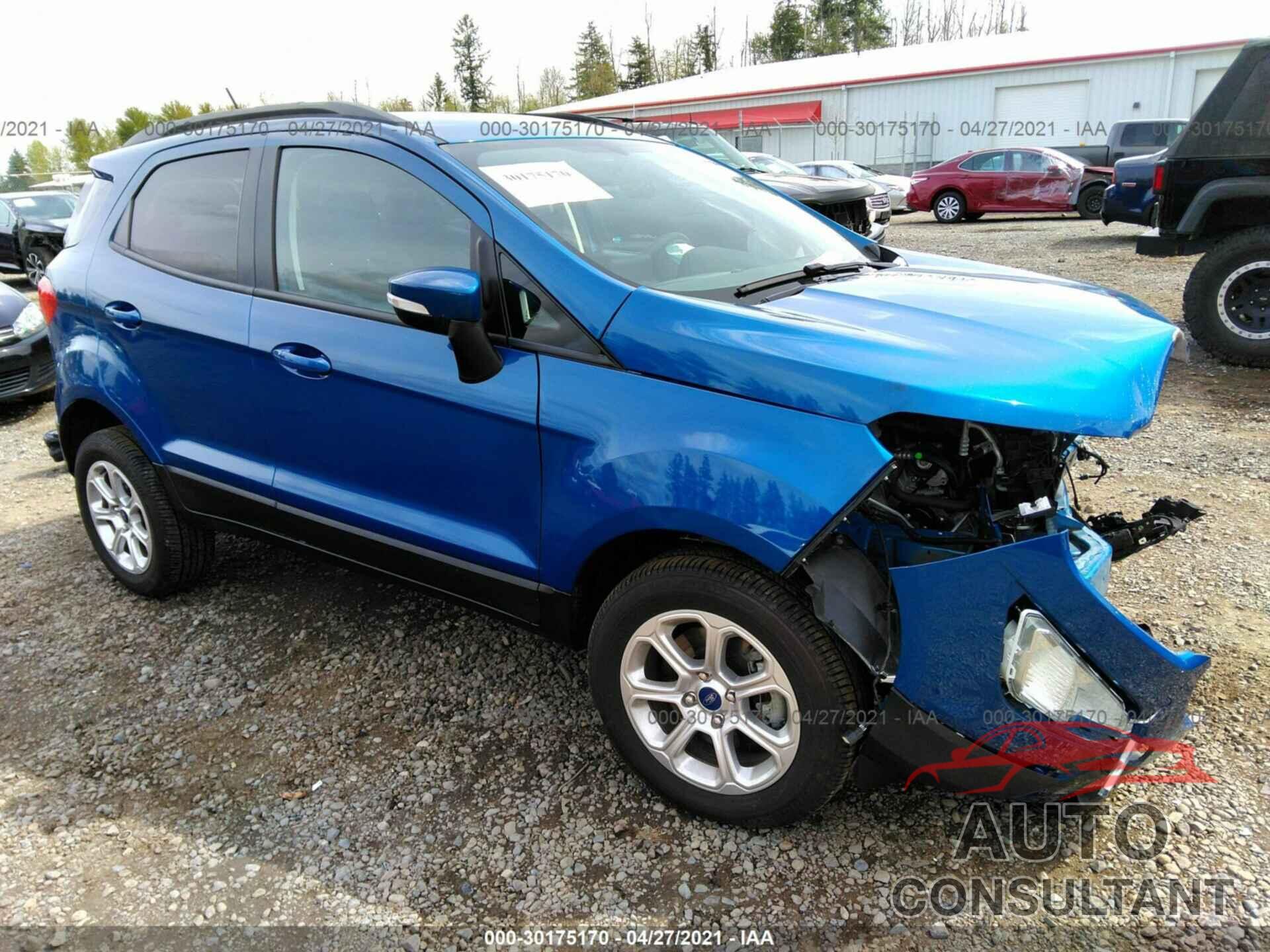 FORD ECOSPORT 2020 - MAJ6S3GL4LC318279