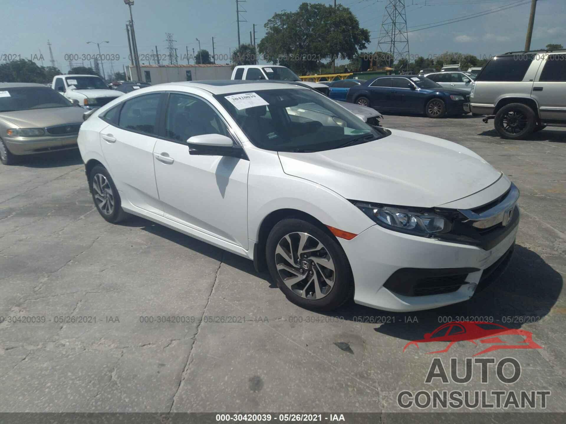 HONDA CIVIC SEDAN 2017 - 19XFC2F71HE059000