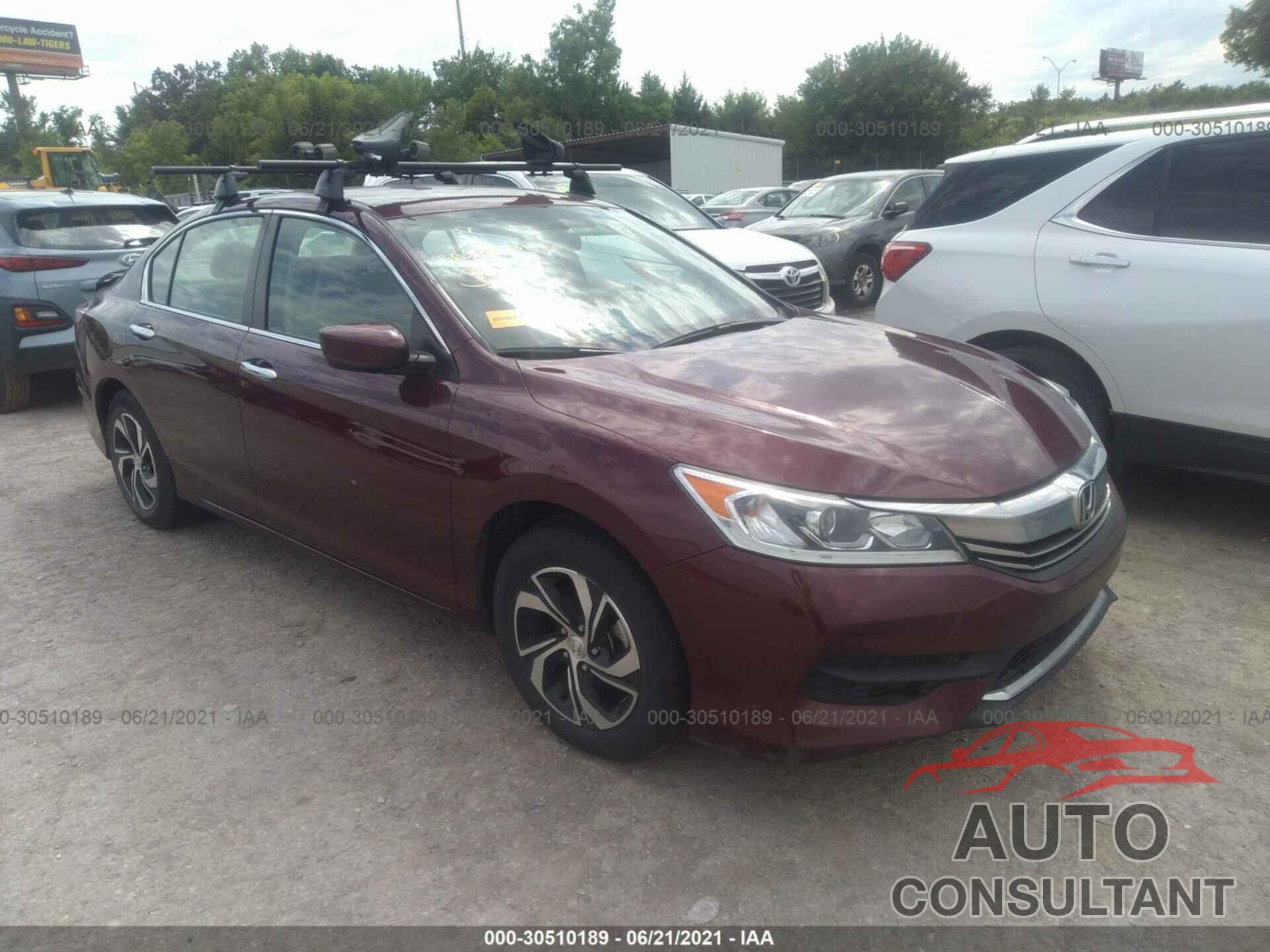 HONDA ACCORD SEDAN 2016 - 1HGCR2F31GA196522