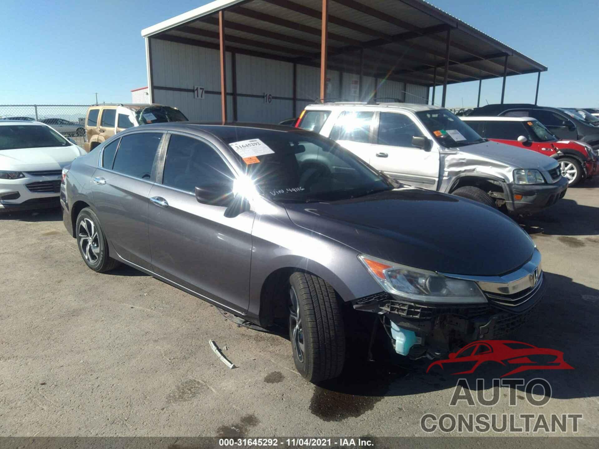 HONDA ACCORD SEDAN 2017 - 1HGCR2F36HA149116