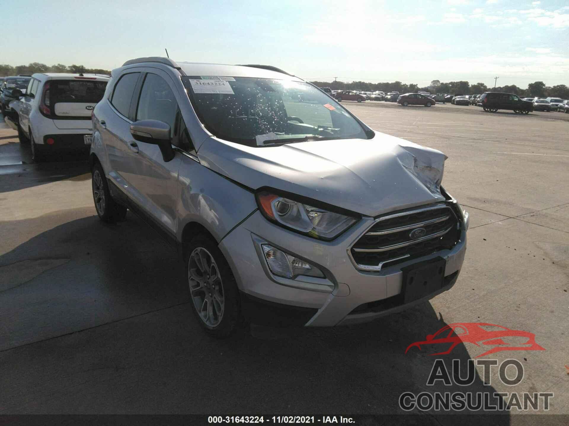 FORD ECOSPORT 2019 - MAJ3S2KE3KC261299