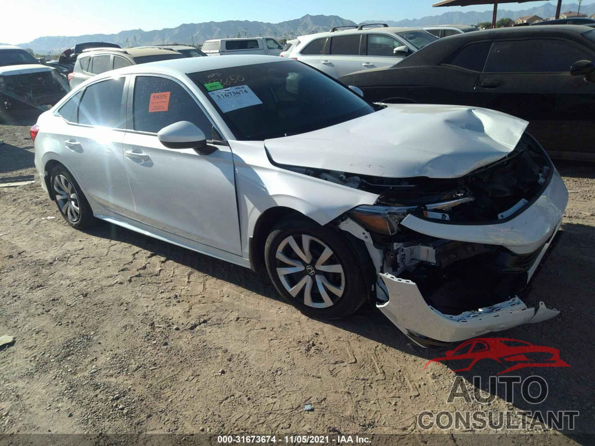 HONDA CIVIC SEDAN 2022 - 2HGFE2F2XNH526852