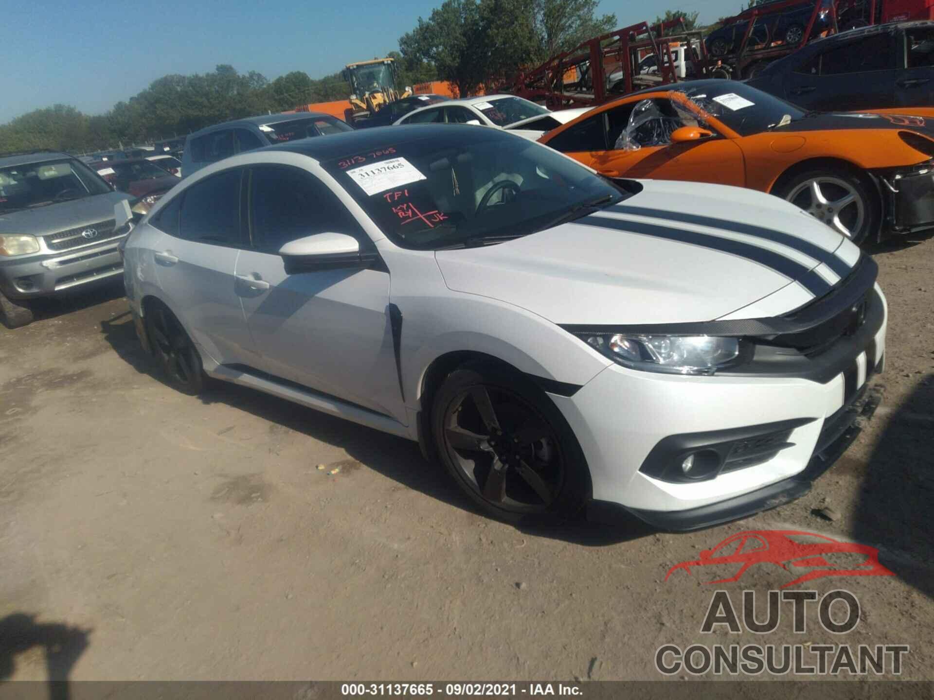 HONDA CIVIC SEDAN 2017 - 19XFC1F33HE018052